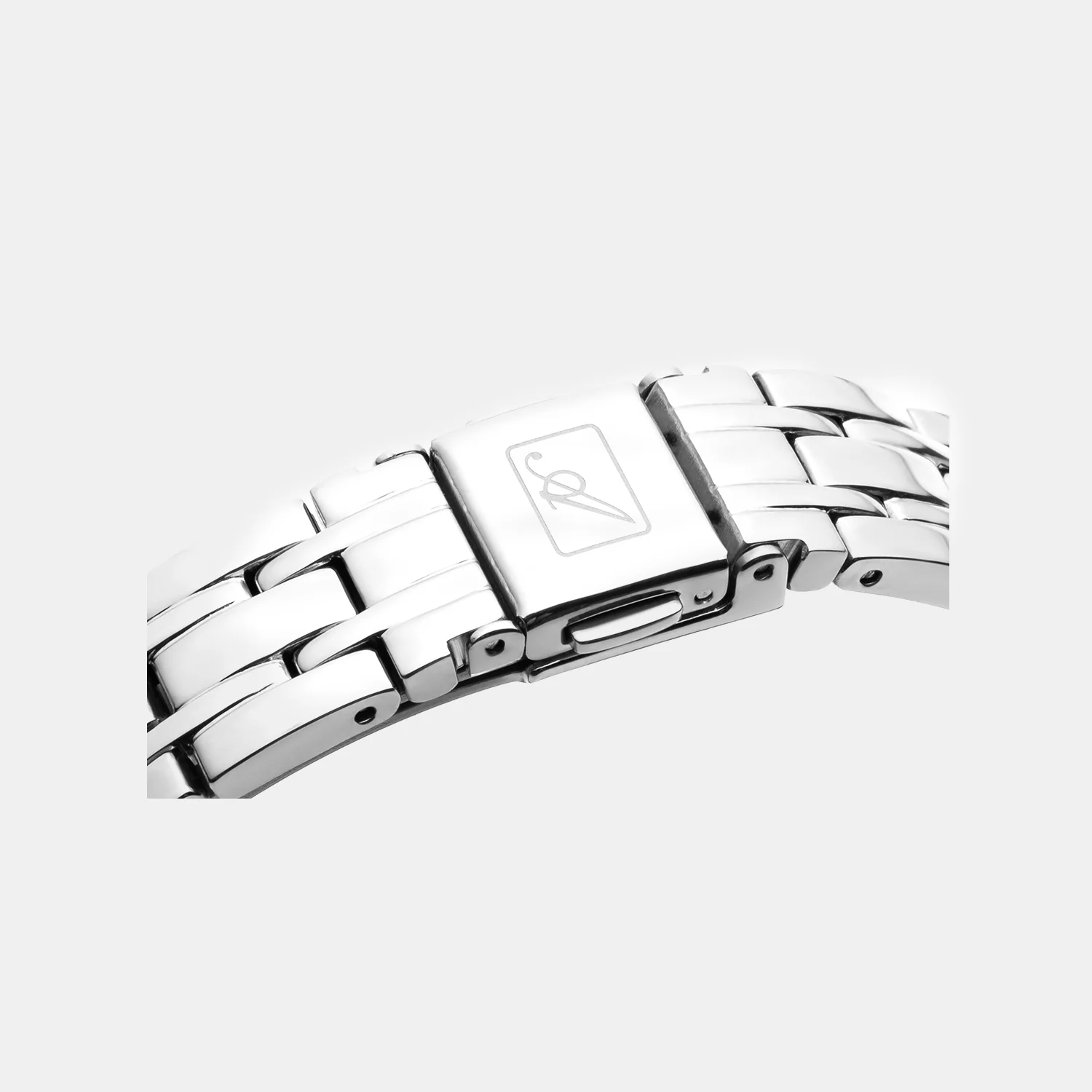 Essence Women Quartz Grey Dial Analog Stainless Steel Watch A3526.5187Q - Image 4
