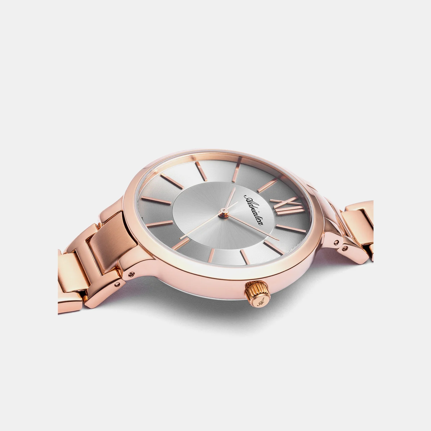 Essence Women Quartz Grey Dial Analog Stainless Steel Watch A3571.9167Q - Image 2