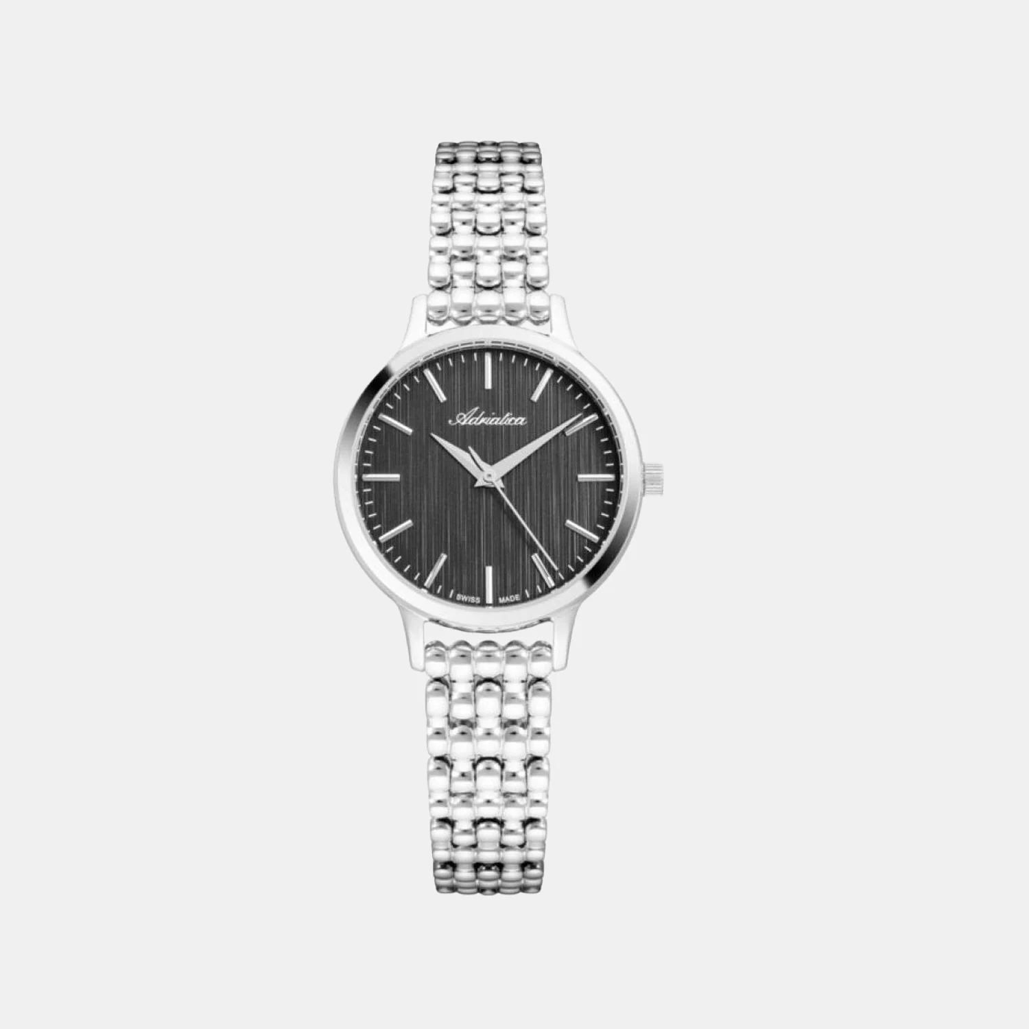 Essence Women Quartz Gun Dial Analog Stainless Steel Watch A3750.5116Q