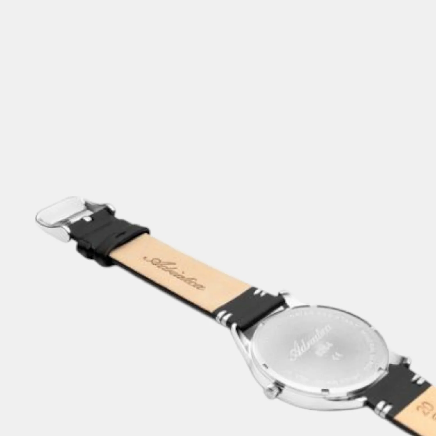 Men Quartz Grey Dial Analog Leather Watch A8264.5217Q - Image 4