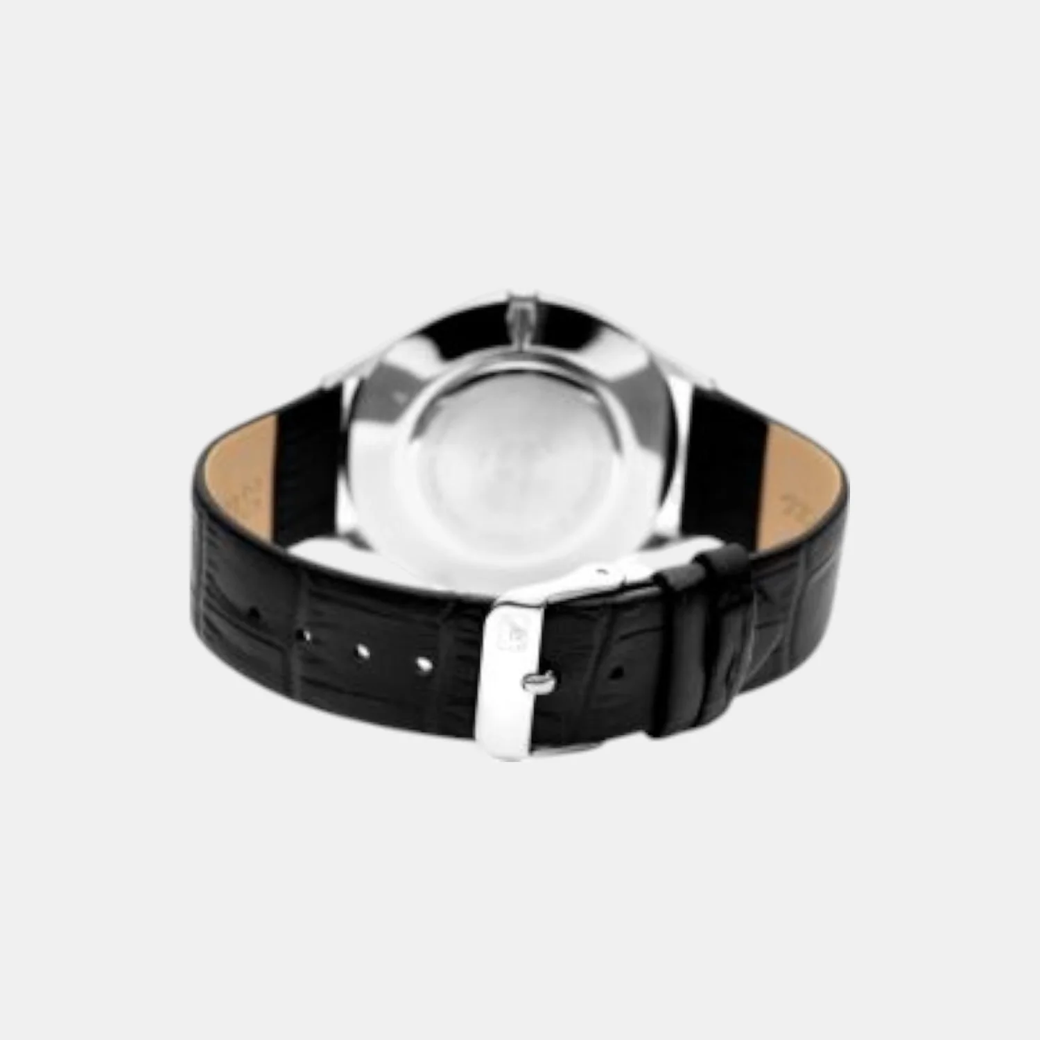 Men Quartz Silver Dial Analog Leather Watch A1230.5263QXL - Image 3