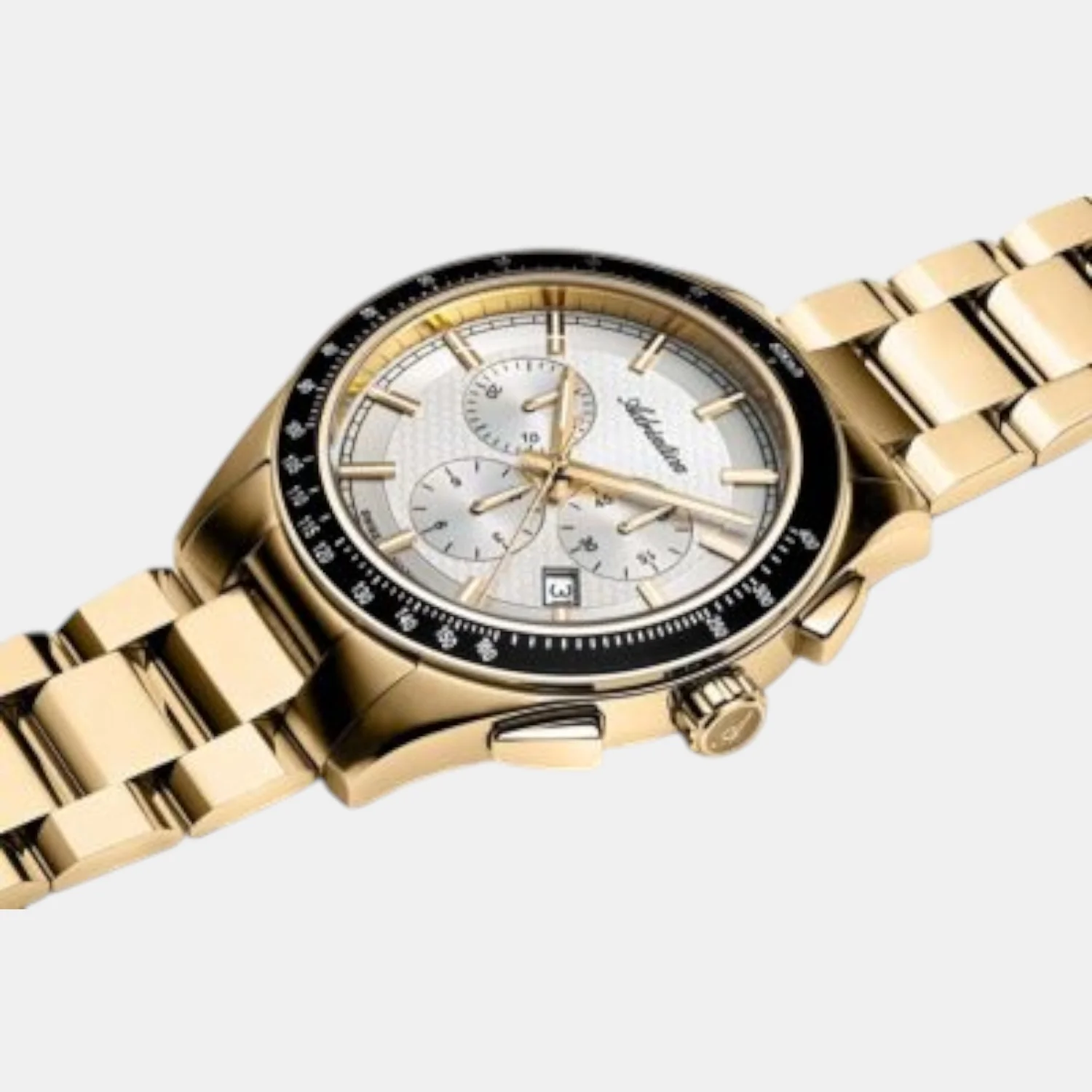 Men Quartz Silver Dial Chronograph Stainless Steel Watch A8245.1113CH - Image 4