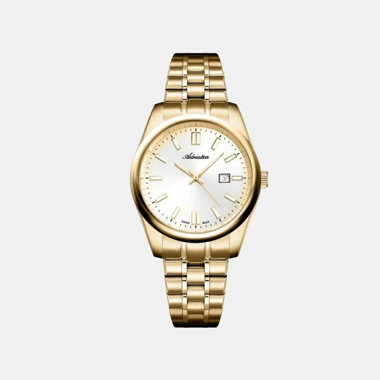 Pairs Women Quartz Silver Dial Analog Stainless Steel Watch A3198.1113Q