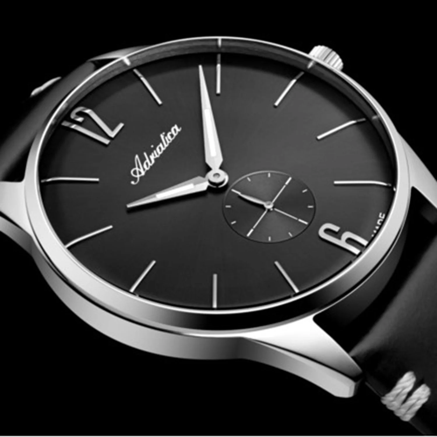 Premiere Men Quartz Gun Dial Analog Leather Watch A8264.5256XLQ - Image 5