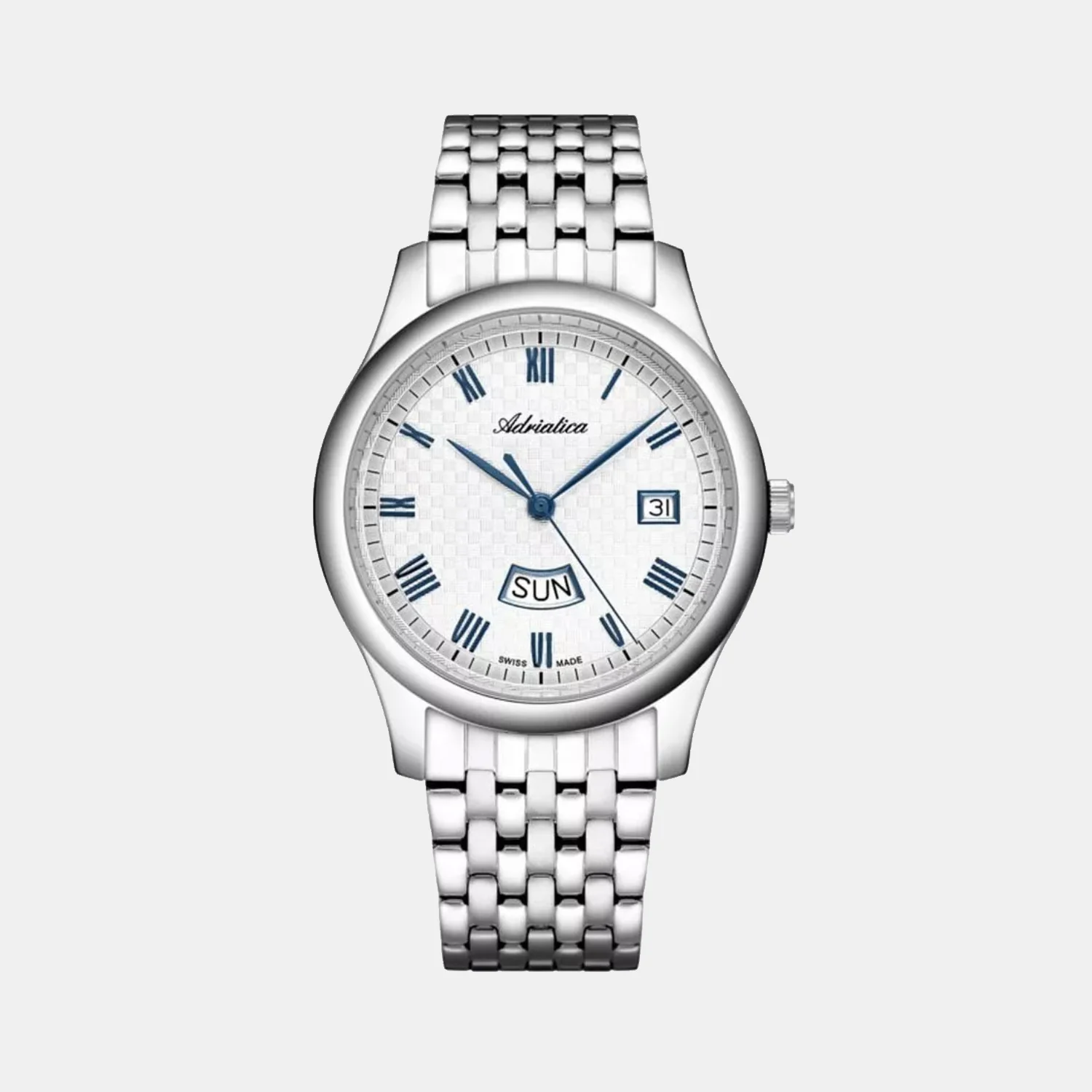 Premiere Men Quartz Silver Dial Analog Stainless Steel Watch A1025.51B3Q