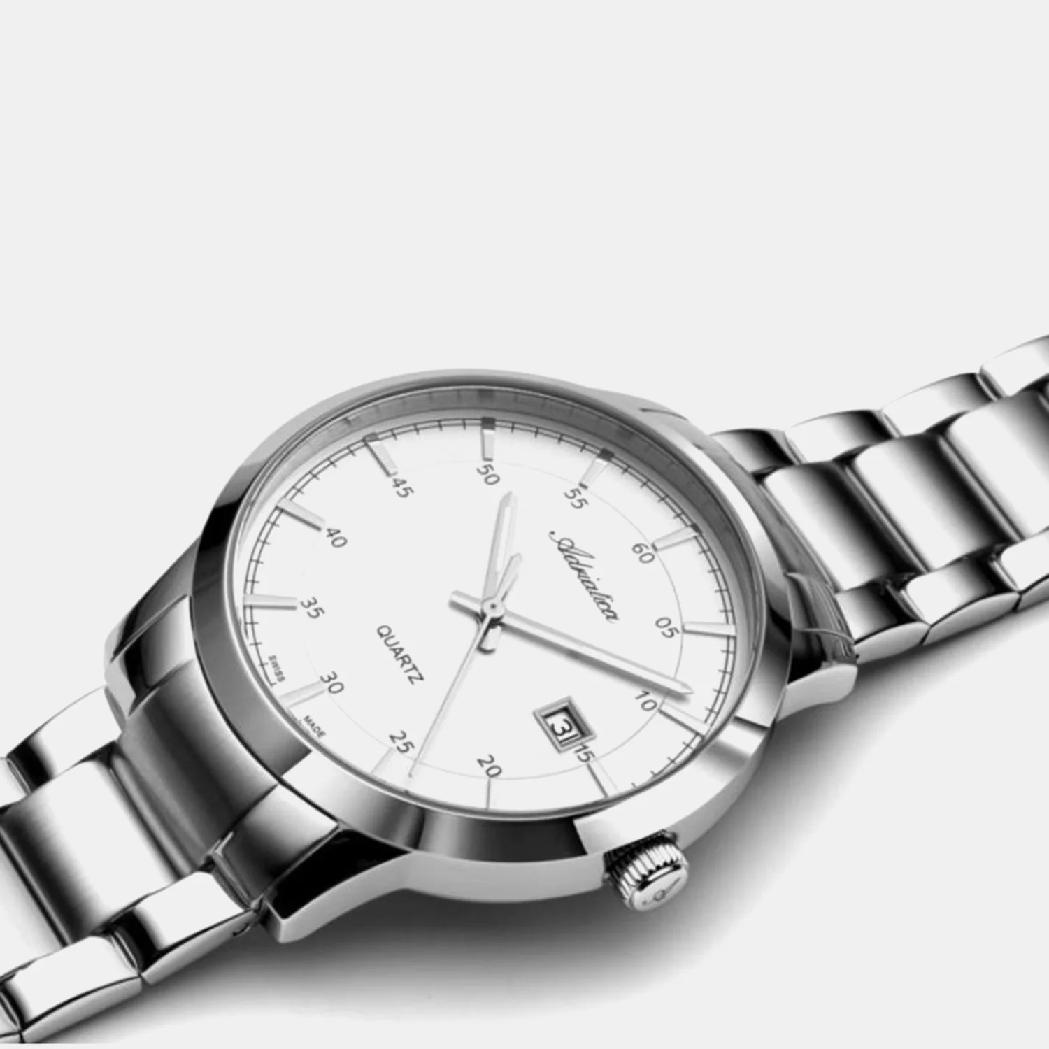 Premiere Men Quartz Silver Dial Analog Stainless Steel Watch A8302.5113Q - Image 4