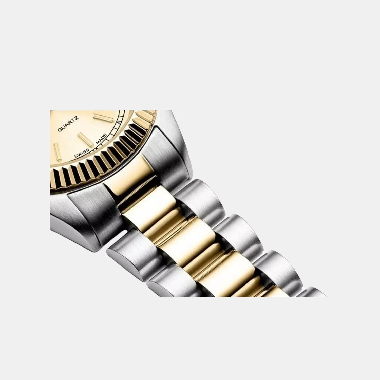 Women Quartz Champagne Dial Analog Stainless Steel Watch A3090.2111QXL - Image 3