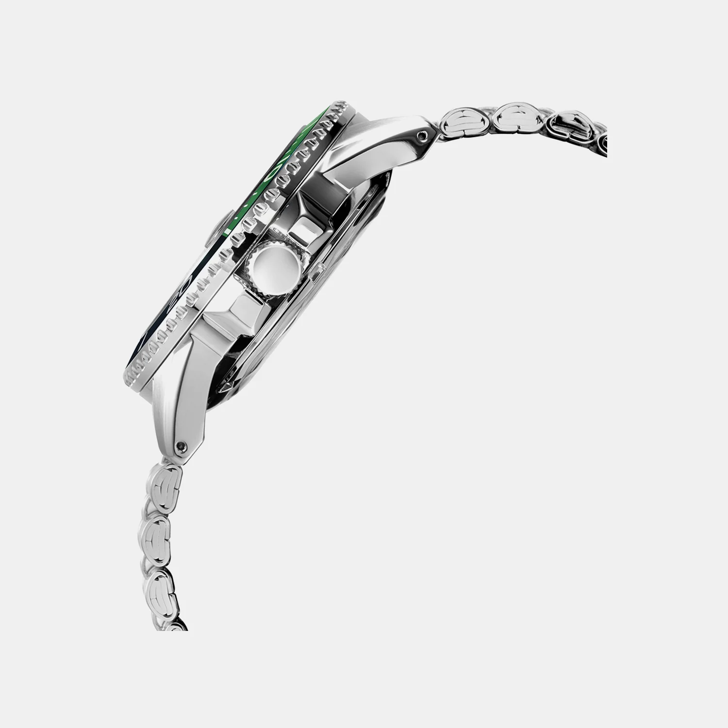 Men Automatic Green Dial Analog Steel Watch AU4047X1 - Image 3