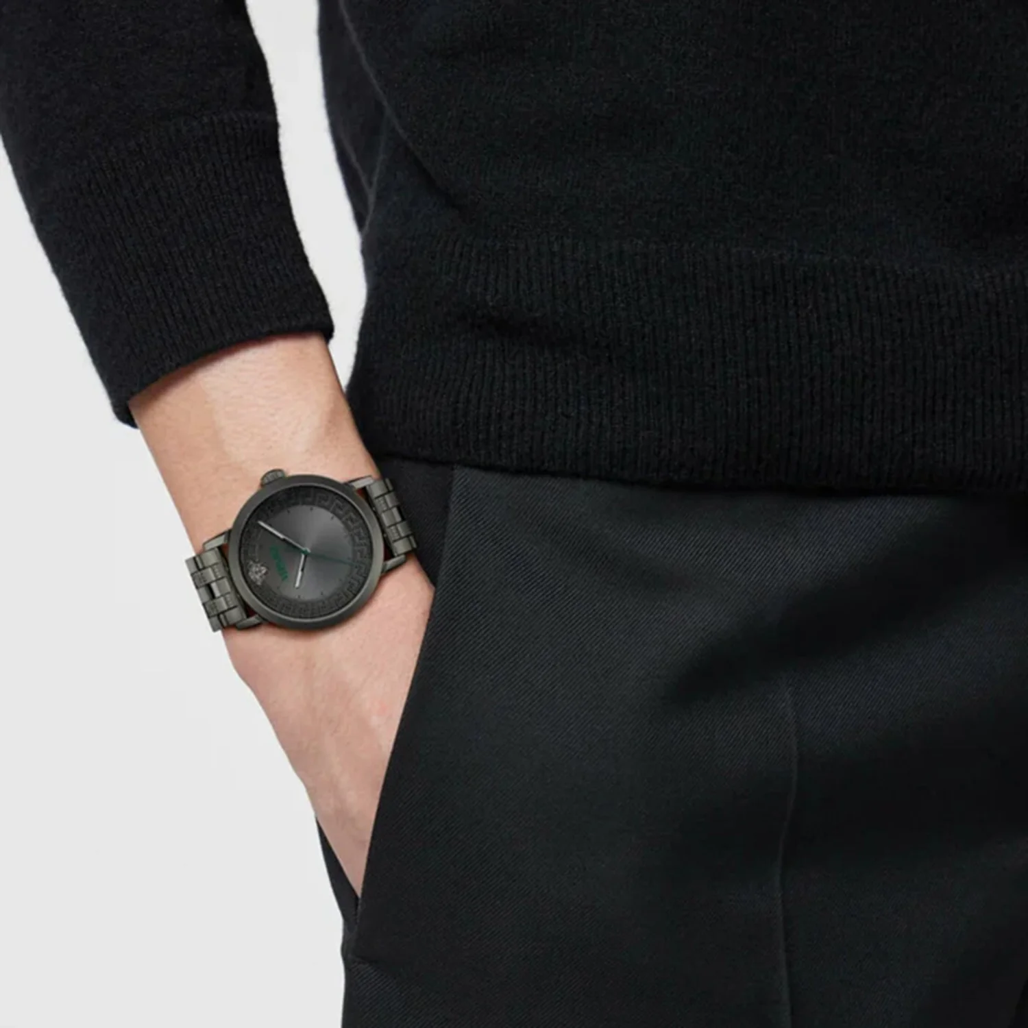 Albireo Men Quartz Grey Dial Analog Recycled Steel Watch VE0T00625 - Image 4