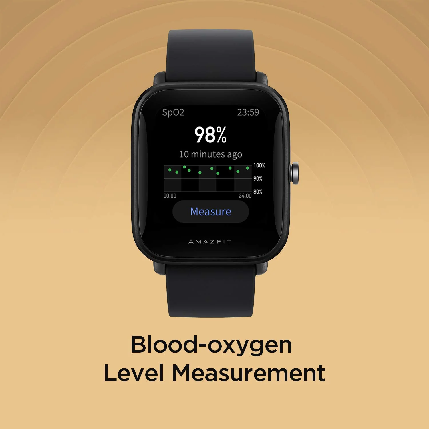 Bip Unisex Quartz Black Dial Digital Watch Bip U Black - Image 3