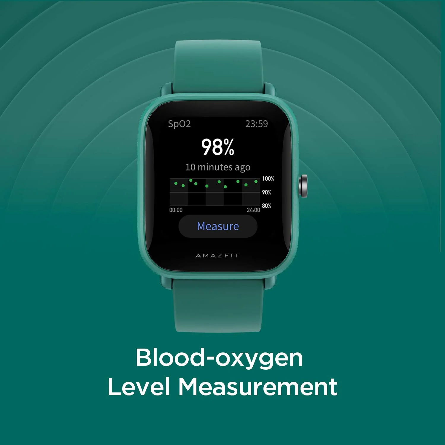 Bip Unisex Quartz Green Dial Digital Watch Bip U Green - Image 6
