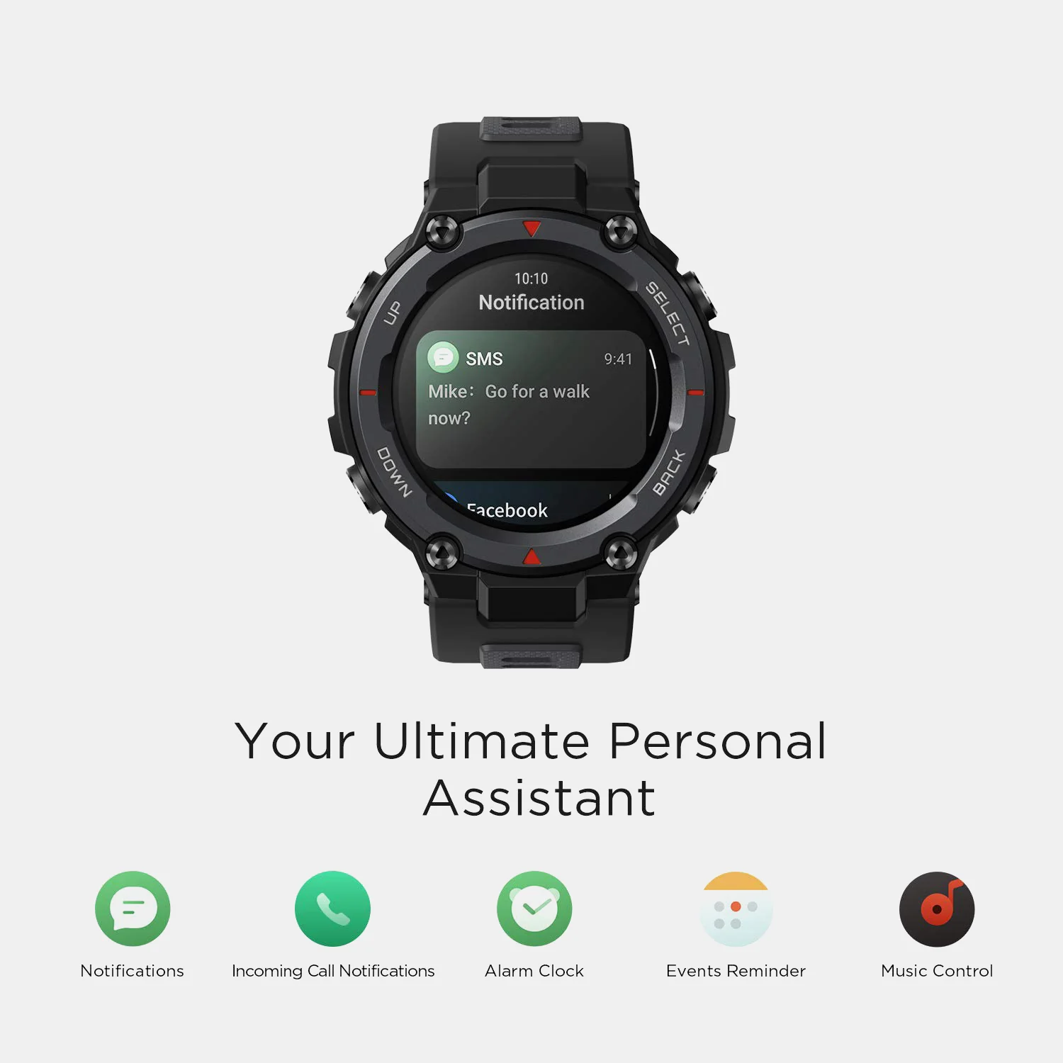 T-rex Men Quartz Black Dial Digital Silicone Watch T-rex Pro Black - Image 2