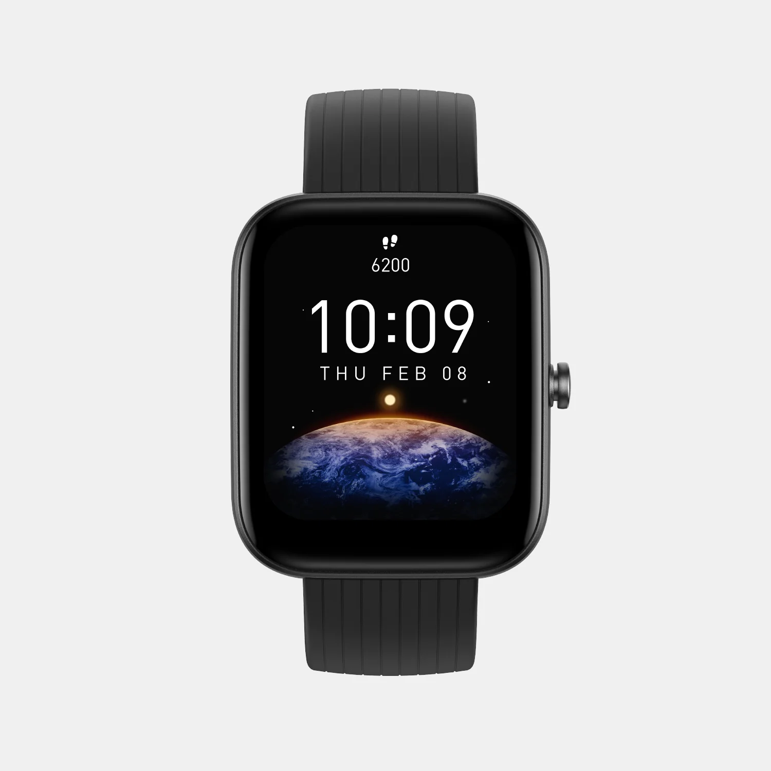 Unisex Processor Black Dial LCD Silicone Watch BIP 3 BLACK - Image 2