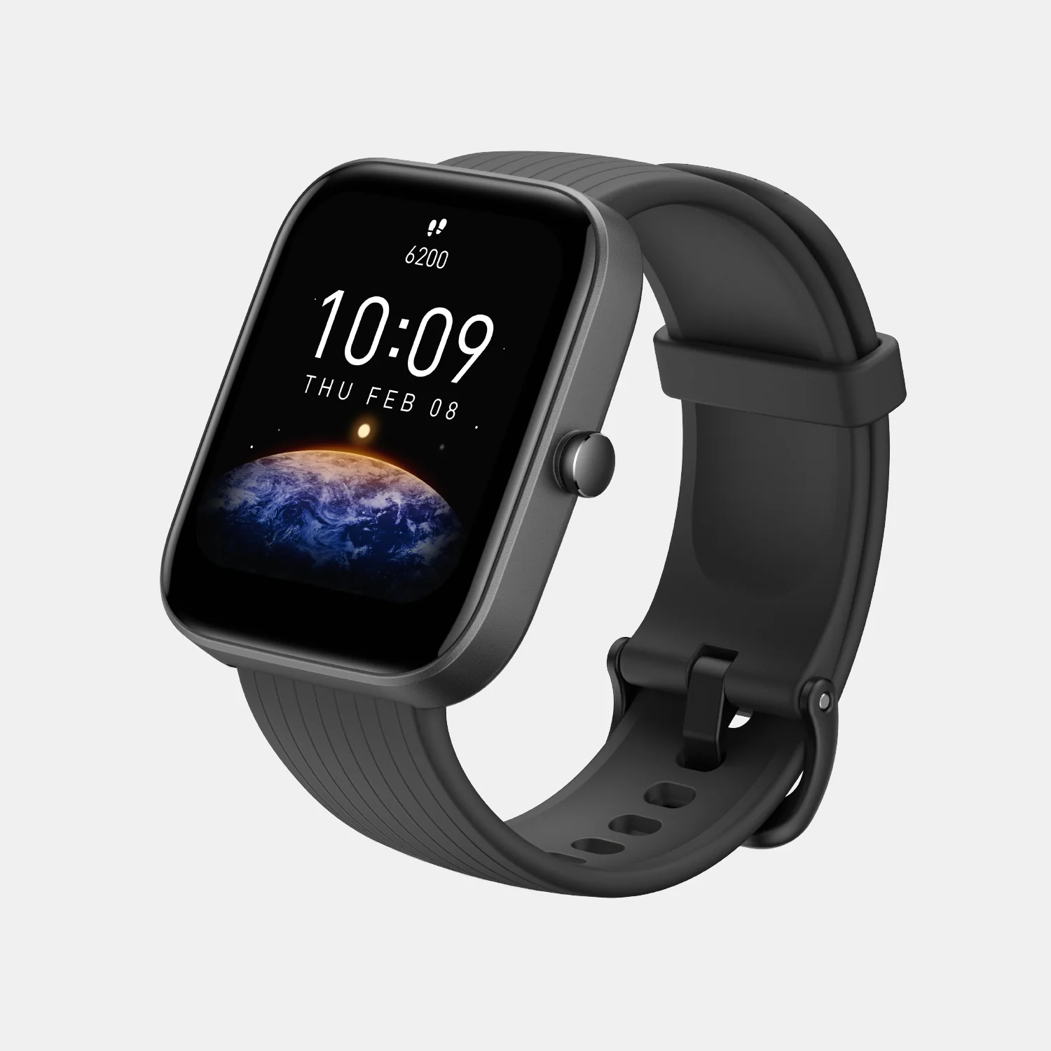 Unisex Processor Black Dial LCD Silicone Watch BIP 3 BLACK - Image 3