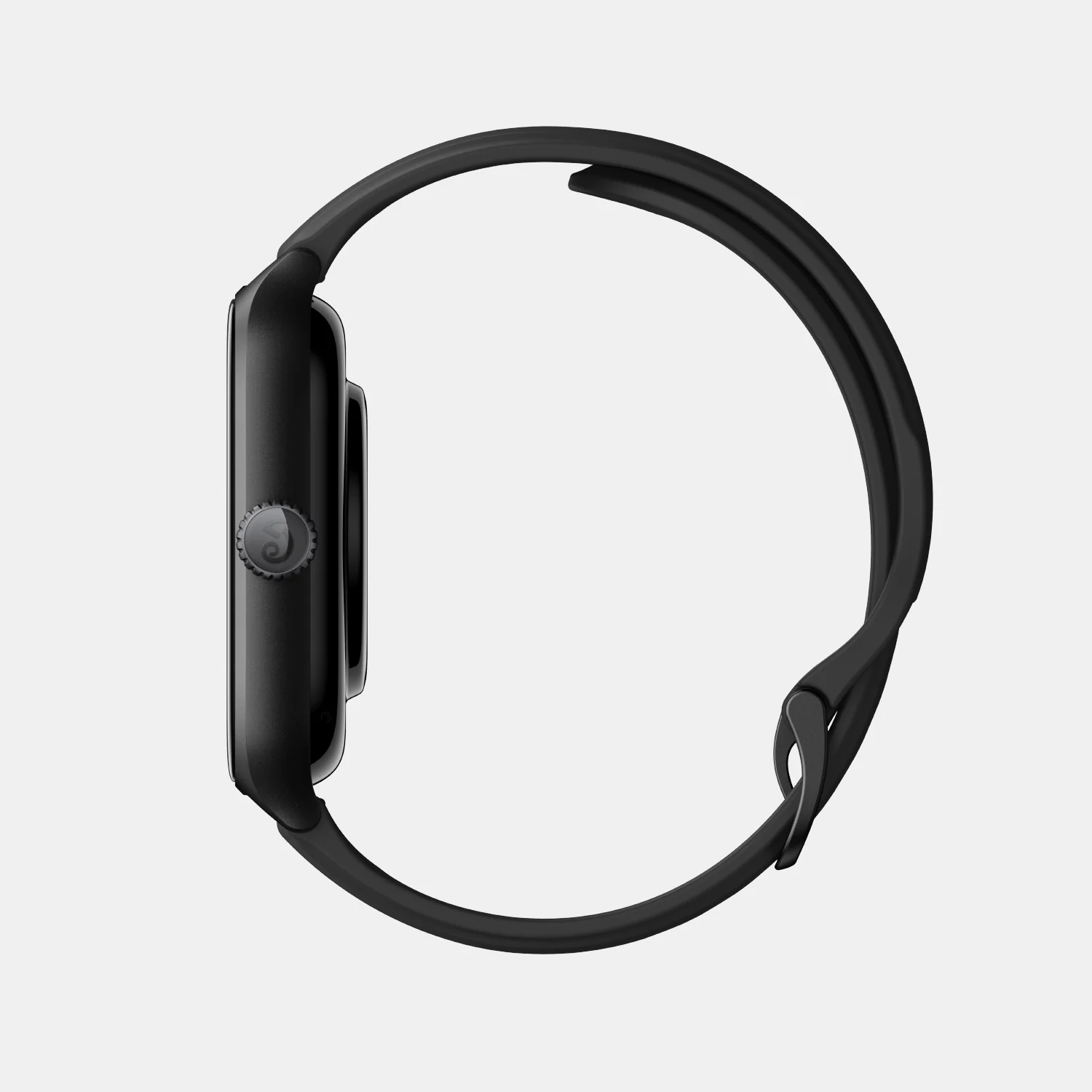 Unisex Processor Infinite Black Dial Amoled Silicone Watch GTS 4 BLACK - Image 6