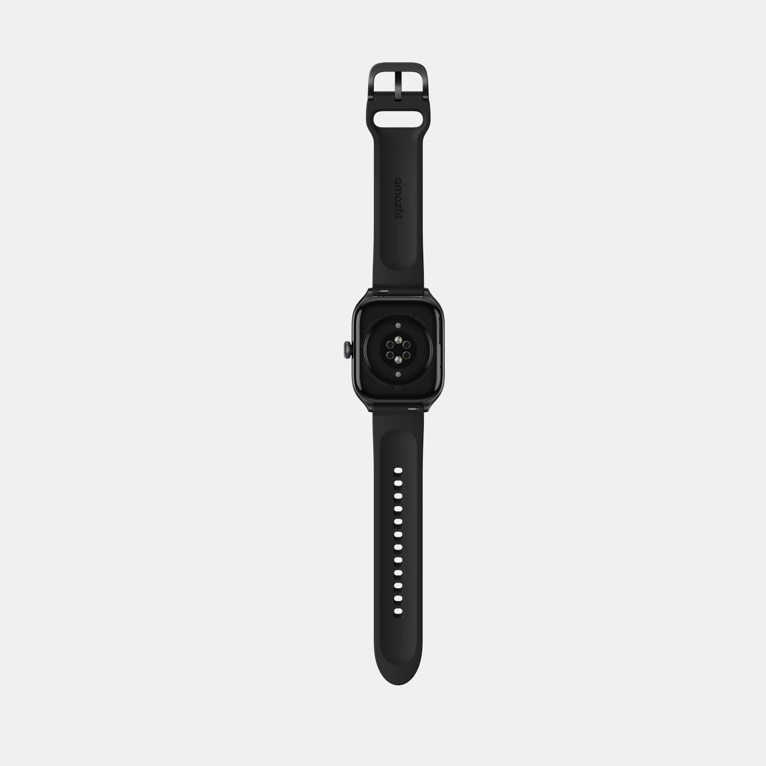 Unisex Processor Infinite Black Dial Amoled Silicone Watch GTS 4 BLACK - Image 7