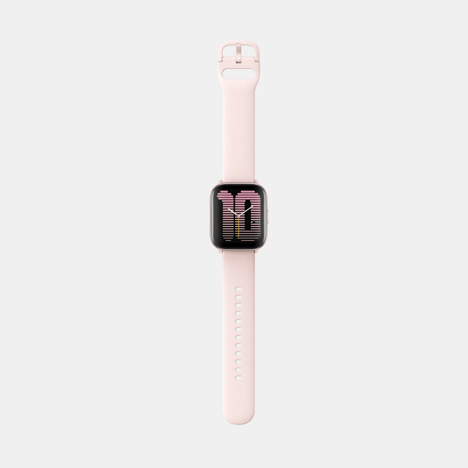 Unisex Processor Petal Pink Dial Amoled Silicone Watch AMAZFIT ACTIVE PETAL PINK - Image 5
