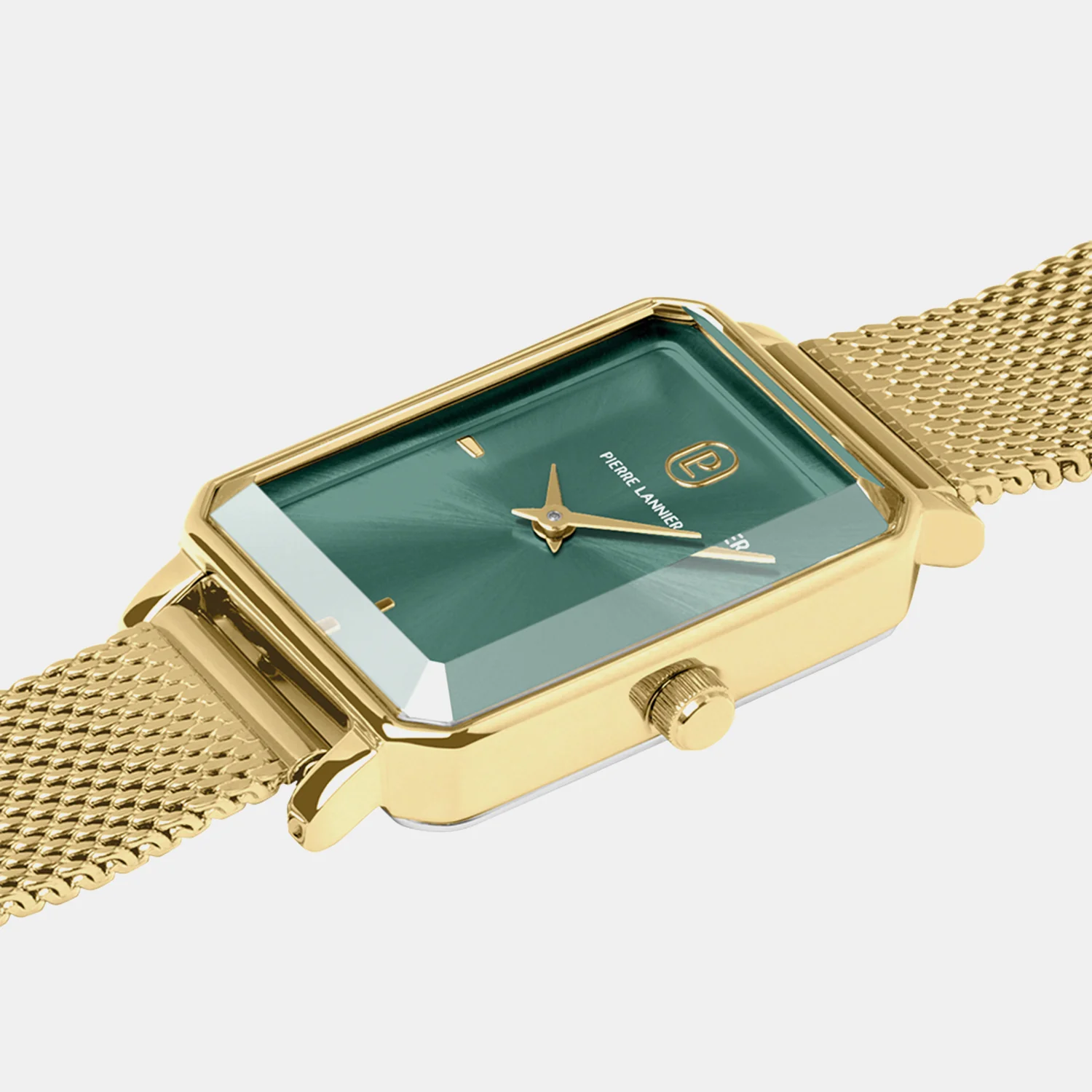 Ariane Women Quartz Green Dial Analog Mesh Watch 172F572 - Image 3
