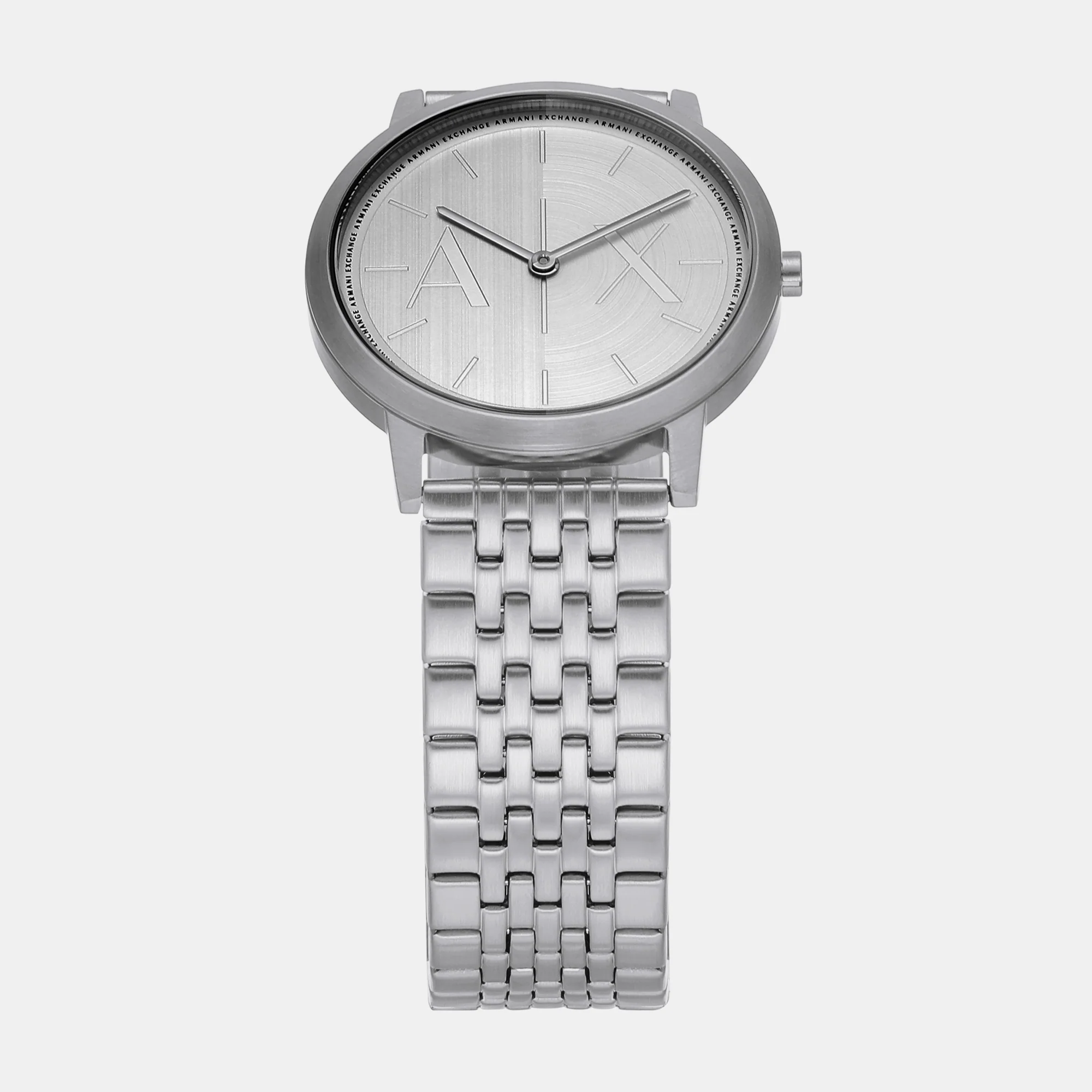 Dale Men Quartz Silver Dial Analog Stainless Steel Watch AX2870 - Image 6