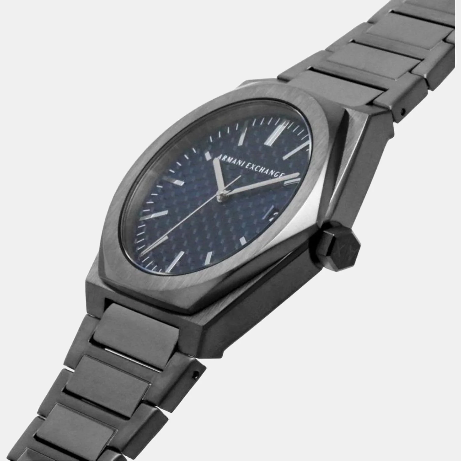 Geraldo Men Quartz Blue Dial Analog Stainless Steel Watch AX2811 - Image 6