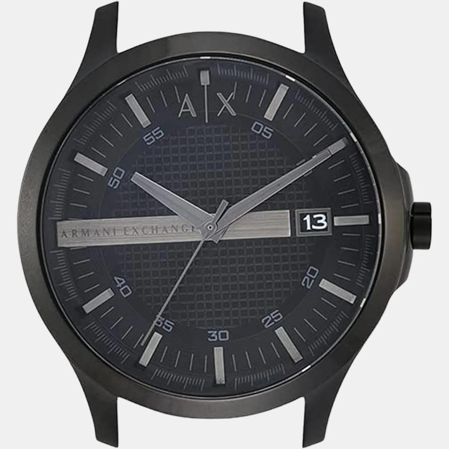 Hampton Men Quartz Black Dial Analog Stainless Steel Watch AX2104 - Image 6