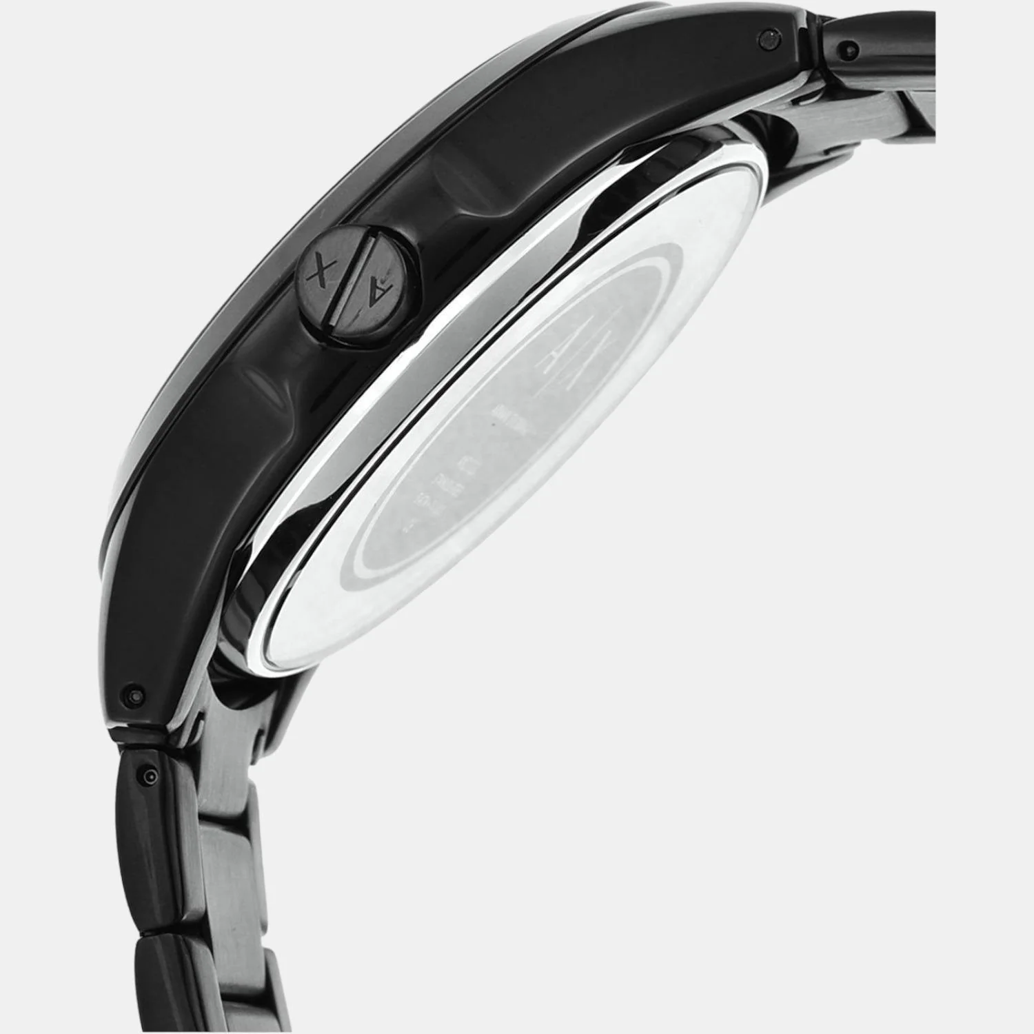 Hampton Men Quartz Black Dial Analog Stainless Steel Watch AX2144 - Image 6