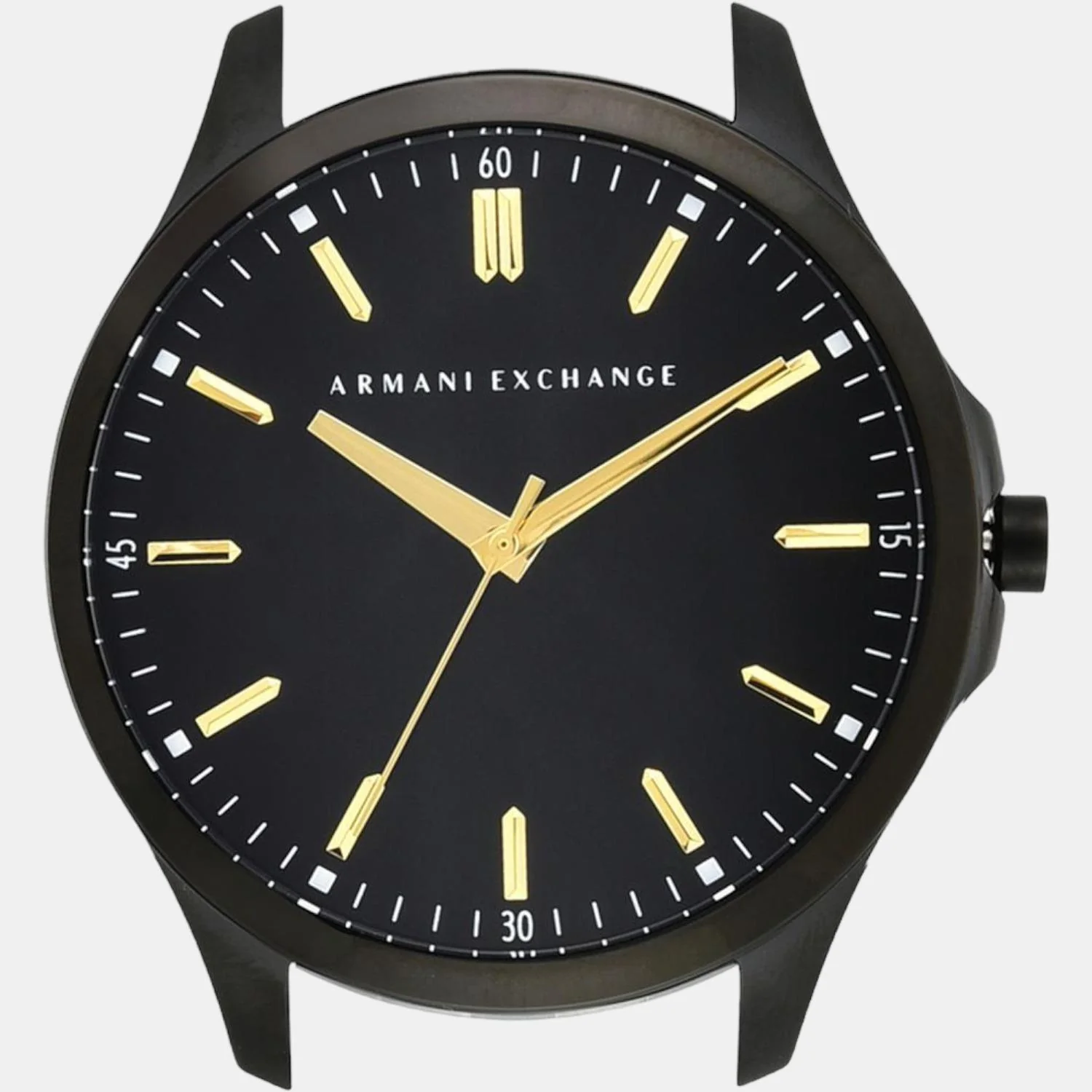 Hampton Men Quartz Black Dial Analog Stainless Steel Watch AX2144 - Image 7