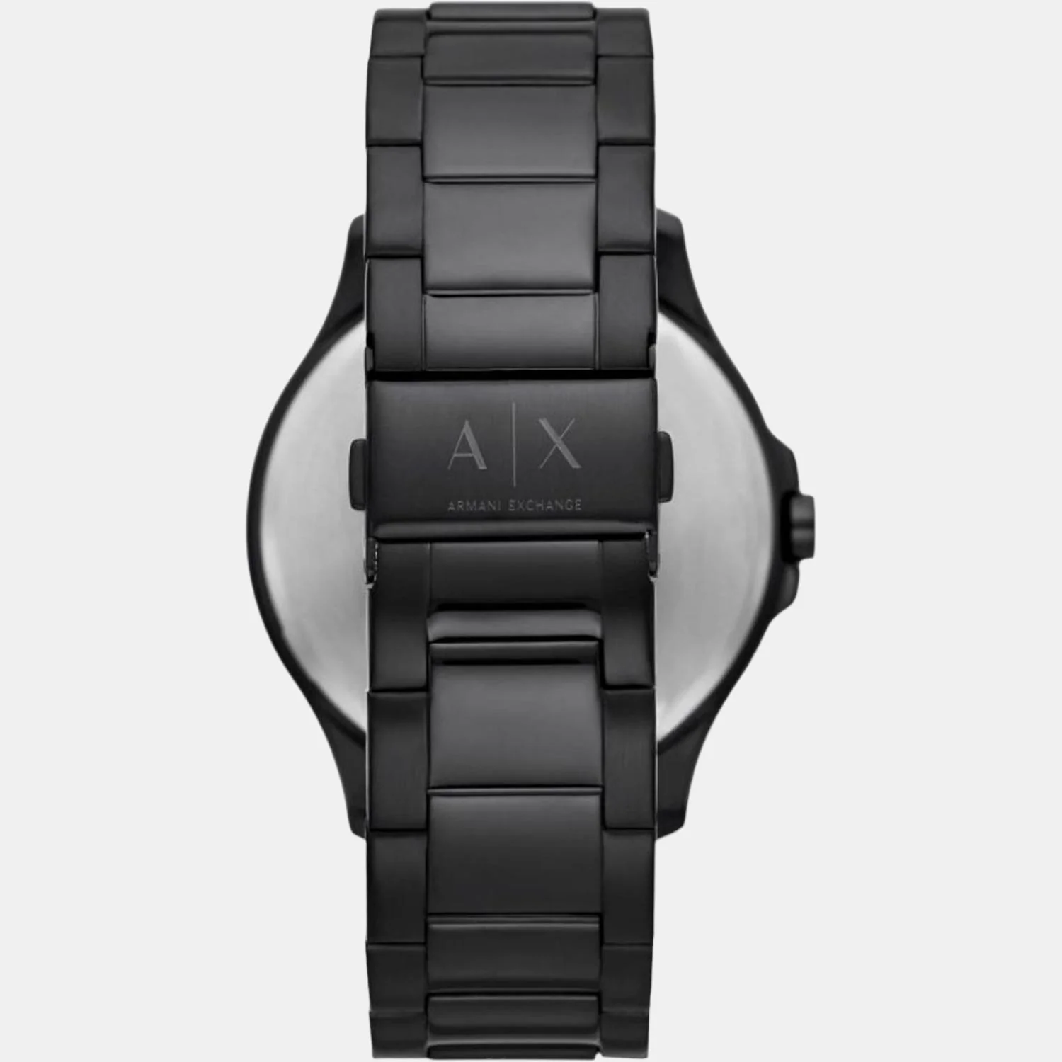 Hampton Men Quartz Black Dial Analog Stainless Steel Watch AX7134SET - Image 4