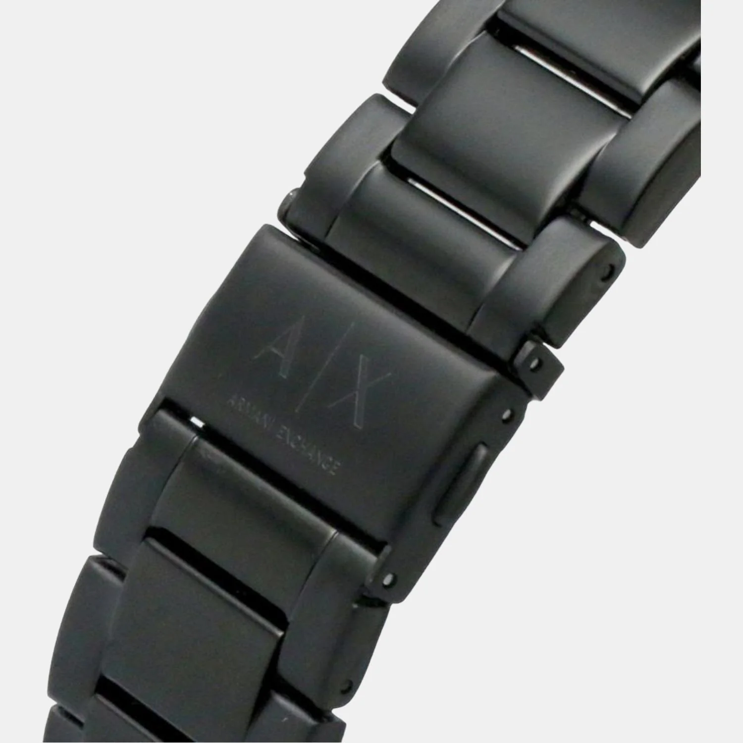 Hampton Men Quartz Black Dial Analog Stainless Steel Watch AX7134SET - Image 5