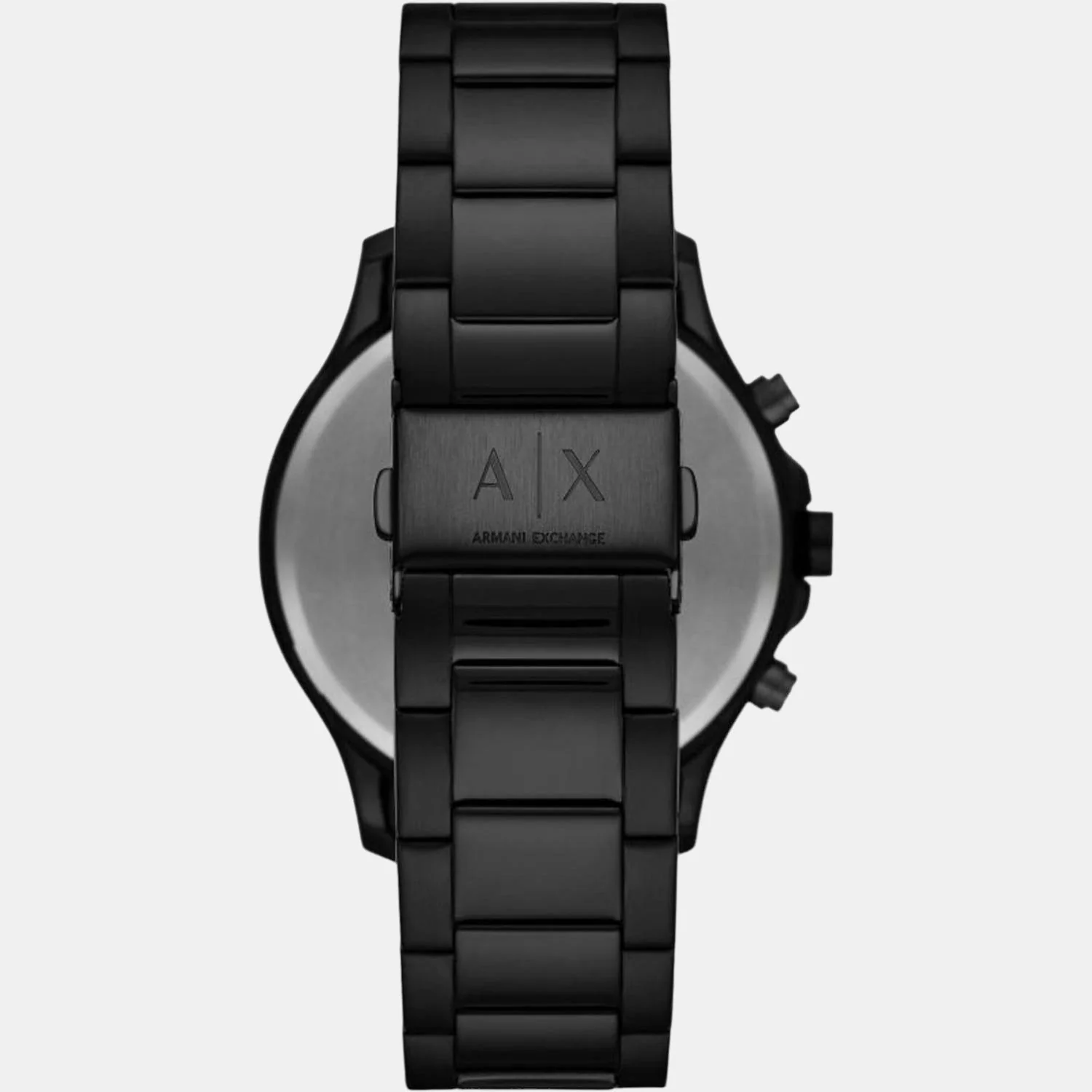 Hampton Men Quartz Black Dial Chronograph Stainless Steel Watch AX2429 - Image 3