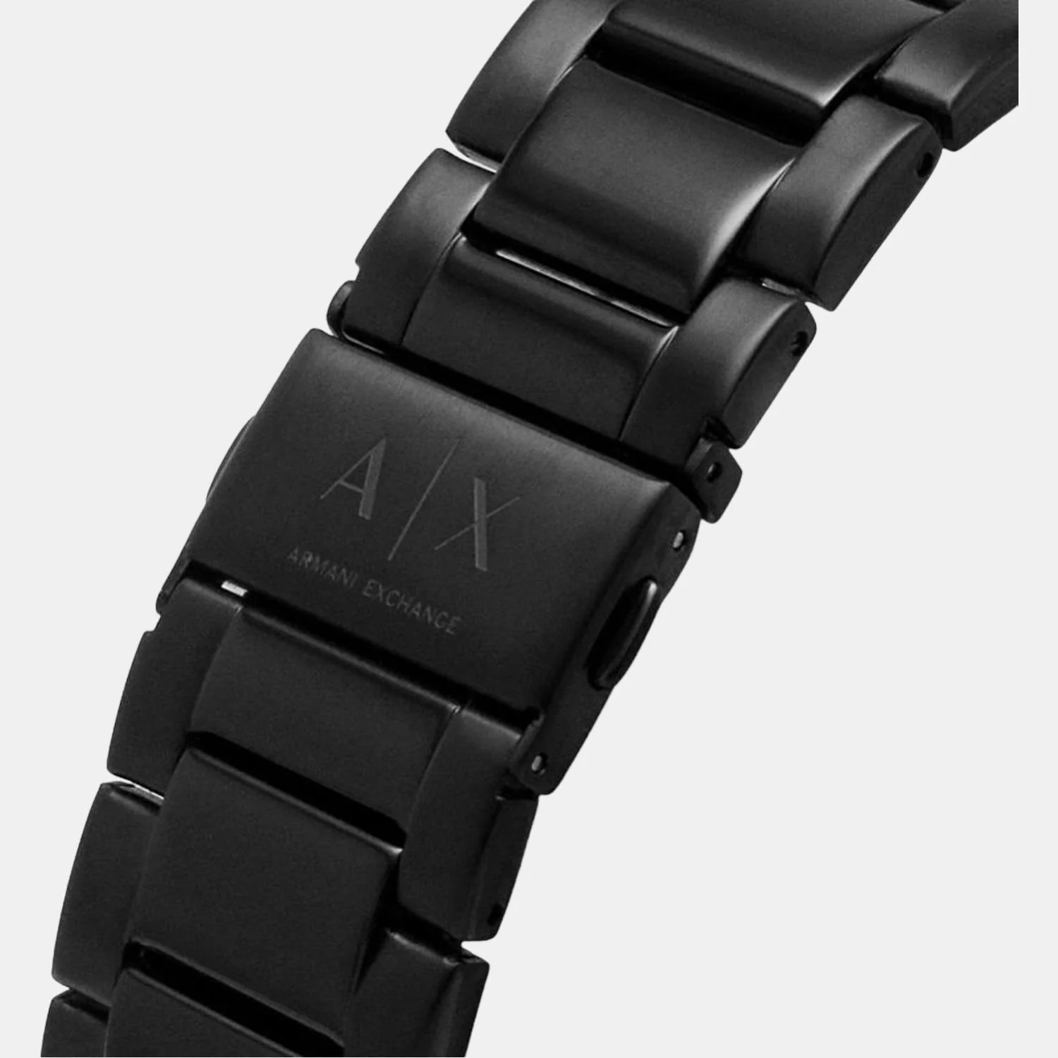 Hampton Men Quartz Black Dial Chronograph Stainless Steel Watch AX2429 - Image 7