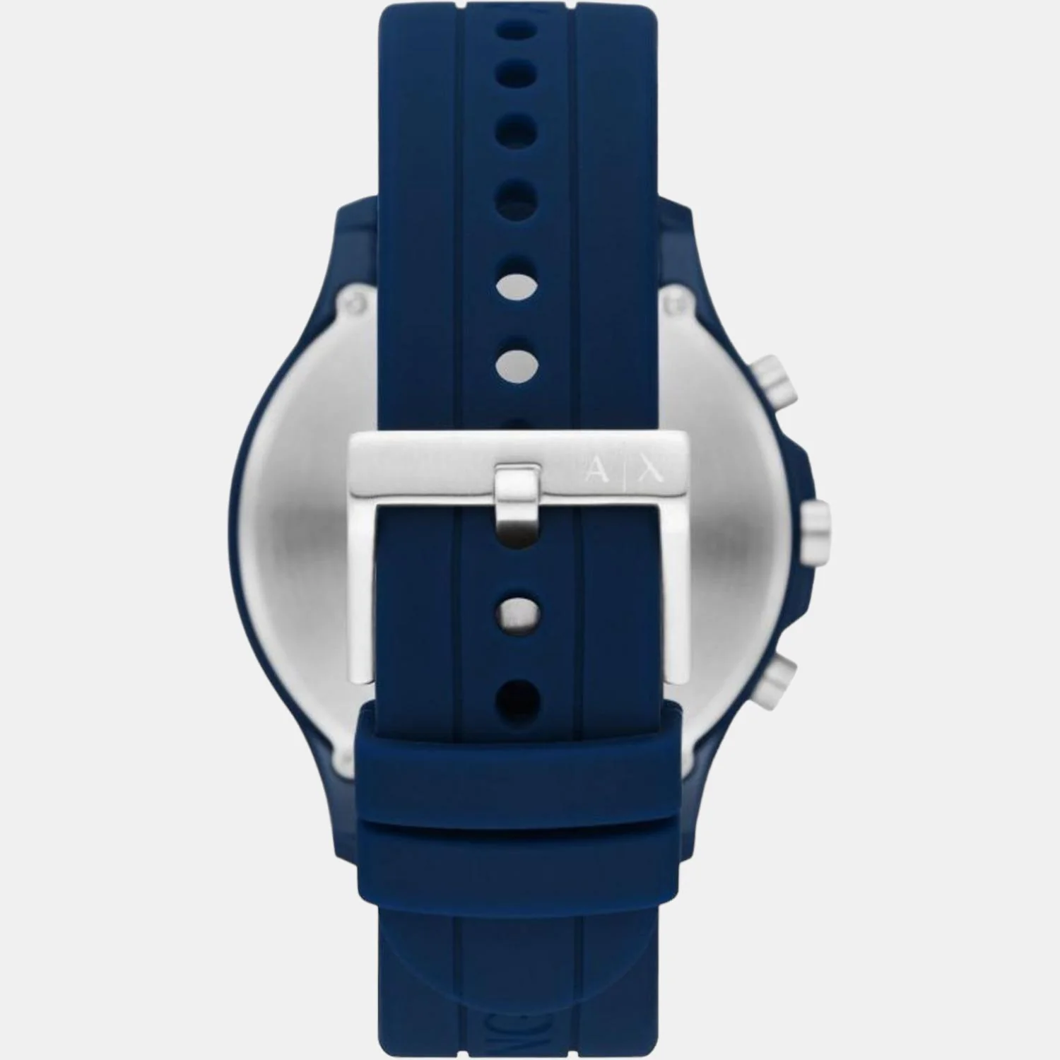 Hampton Men Quartz White Dial Chronograph Silicone Watch AX2437 - Image 2