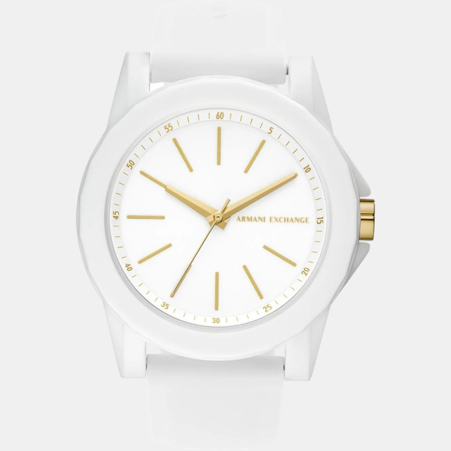 Lady Banks Women Quartz White Dial Analog Silicone Watch AX7126 - Image 2