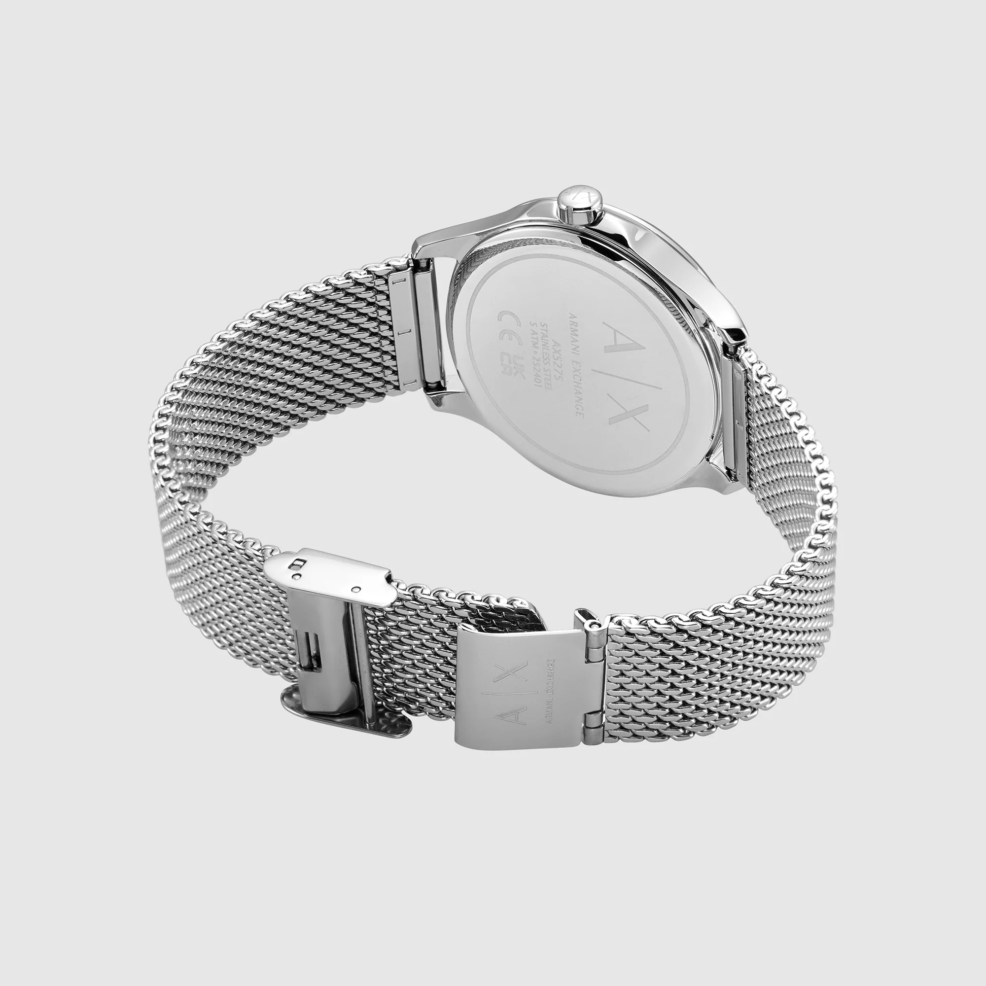 Lady Hampton Women Quartz Blue Dial Analog Stainless Steel Watch AX5275 - Image 3