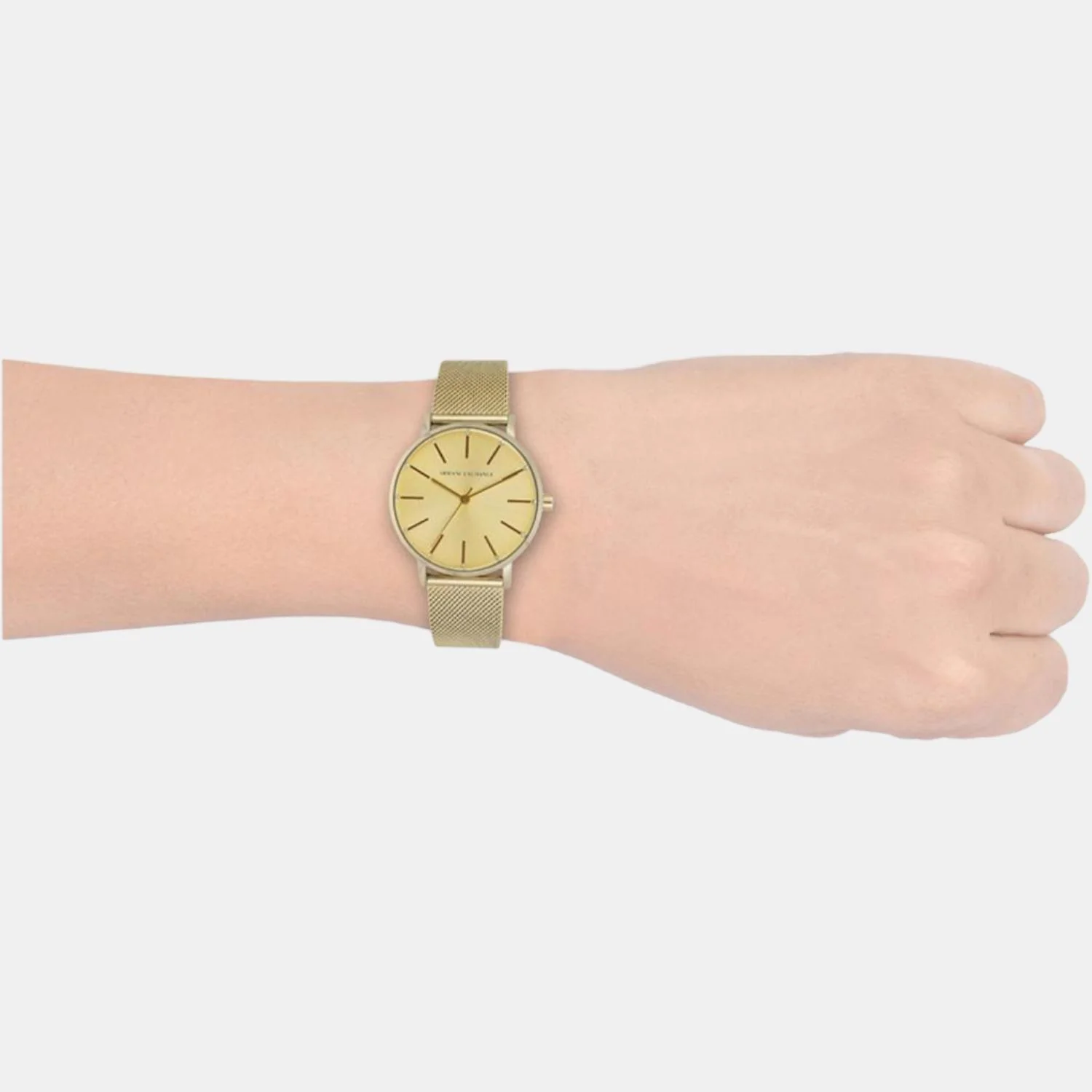 Lola Women Quartz Gold Dial Analog Stainless Steel Watch AX5536 - Image 5