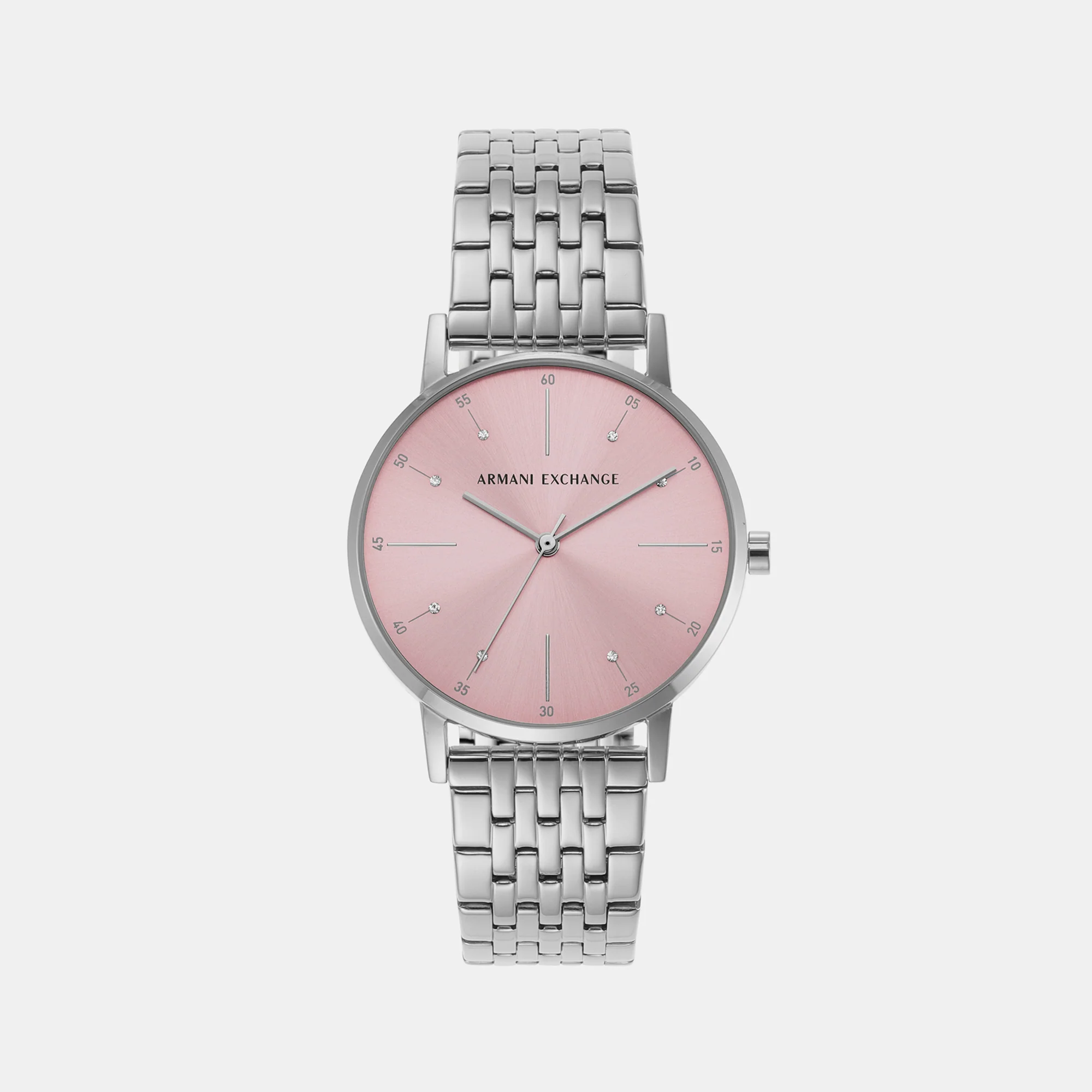 Lola Women Quartz Pink Dial Analog Stainless Steel Watch AX5591