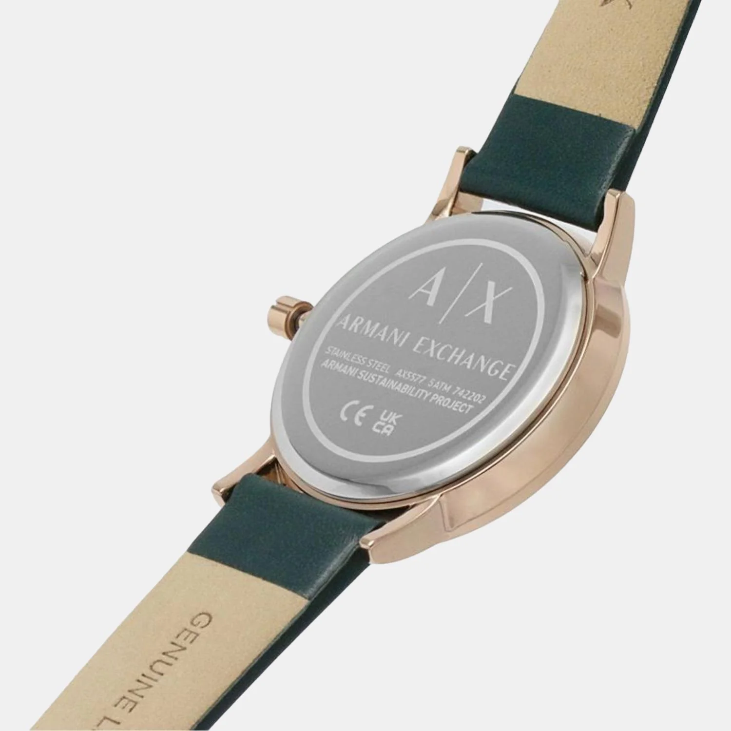 Lola Women Quartz Rose Gold Dial Analog Leather Watch AX5577 - Image 6
