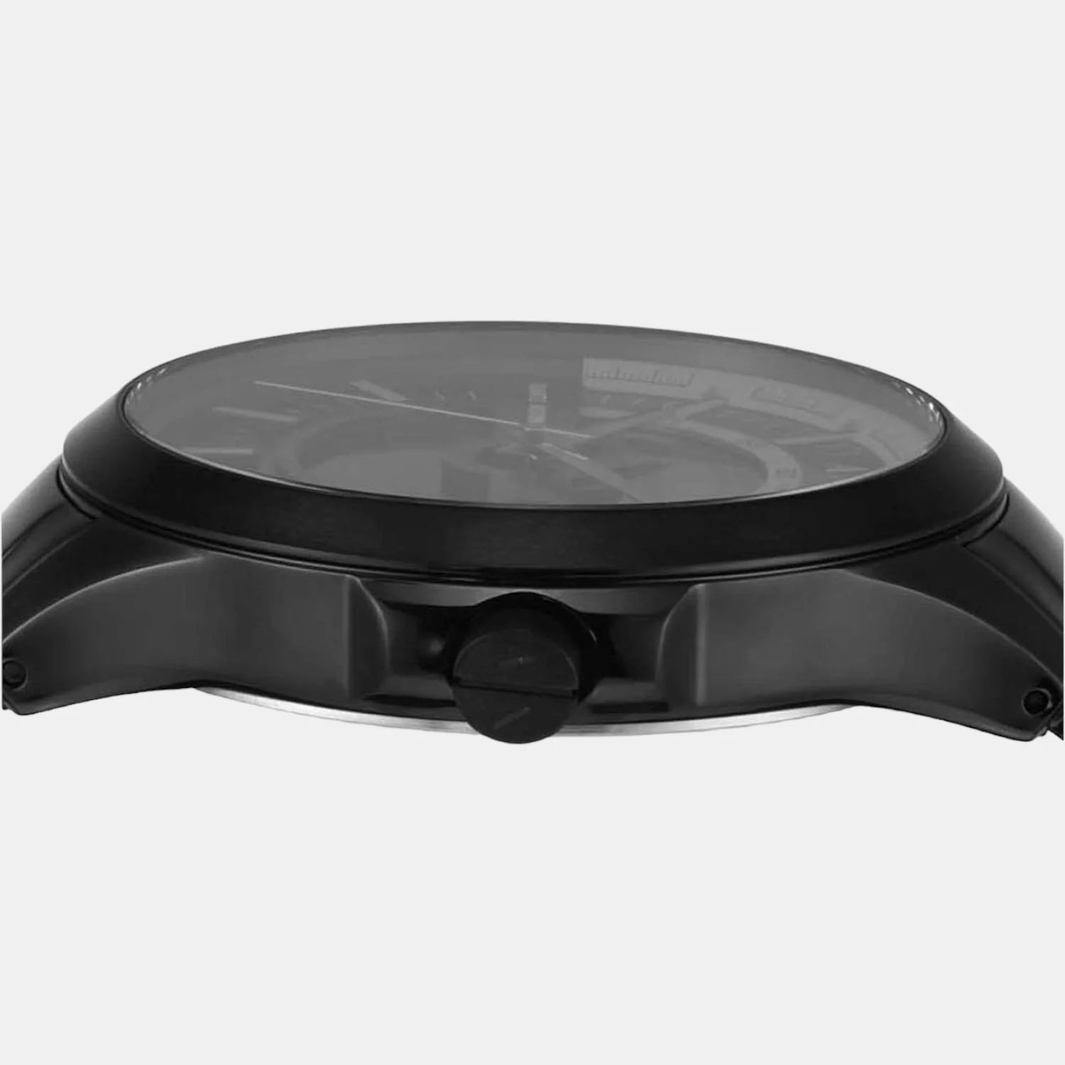 Men Automatic Black Dial Analog Stainless Steel Watch AX2444 - Image 3