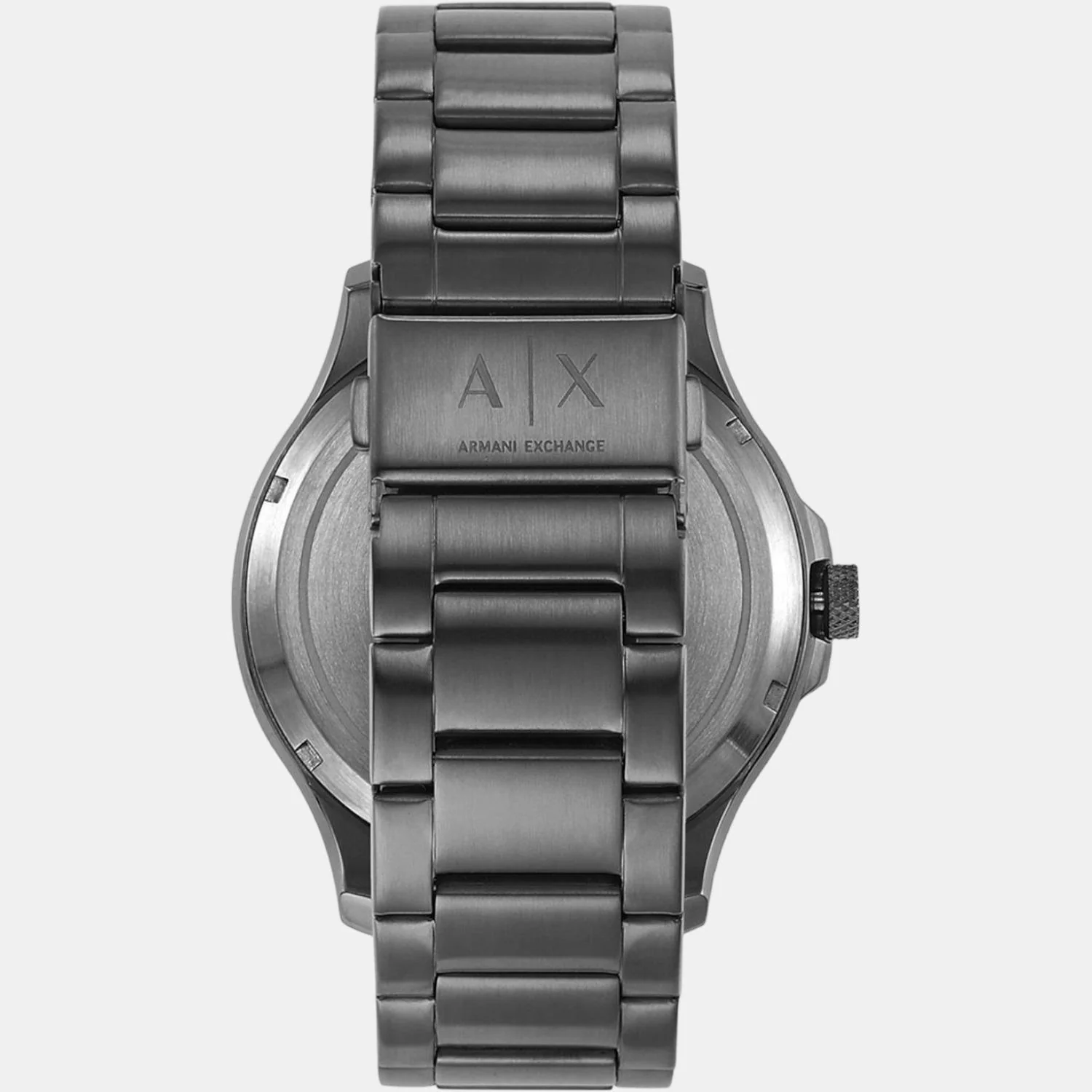 Men Automatic Grey Dial Analog Stainless Steel Watch AX2417 - Image 2
