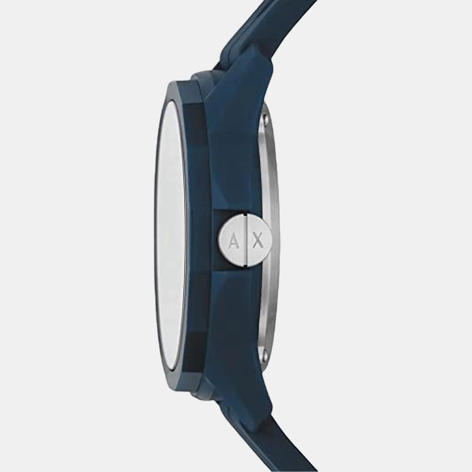Men Automatic Silver Dial Analog Silicone Watch AX1727 - Image 3