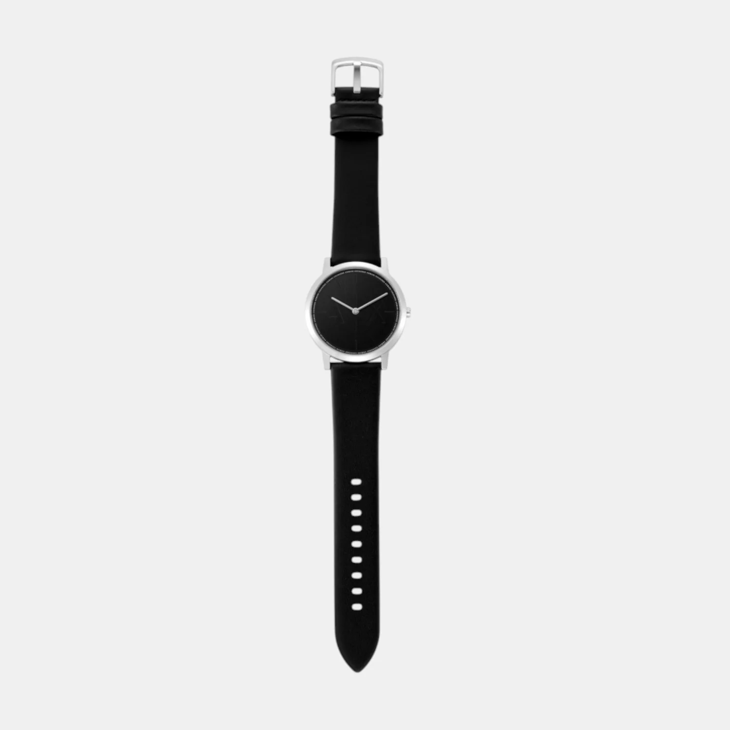 Men Quartz Black Dial Analog Leather Watch AX7168SET - Image 7