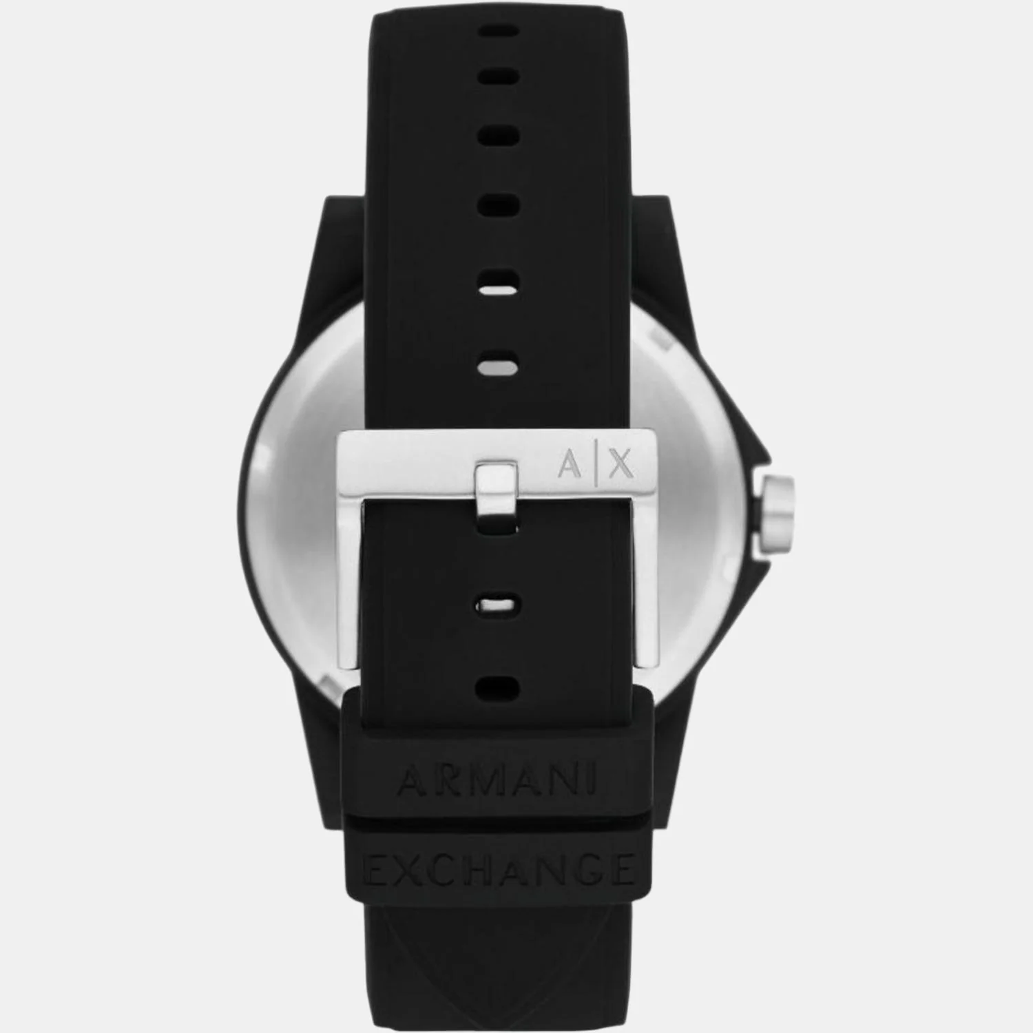 Men Quartz Black Dial Analog Silicone Watch AX2520 - Image 3