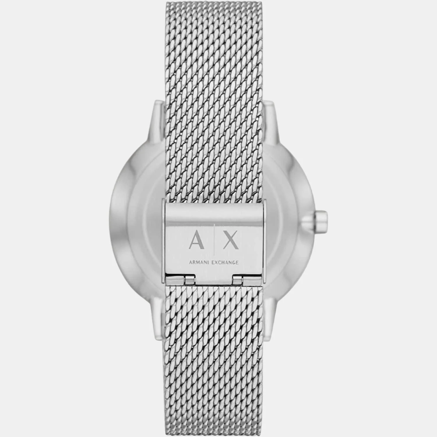 Men Quartz Black Dial Chronograph Stainless Steel Watch AX2714 - Image 3