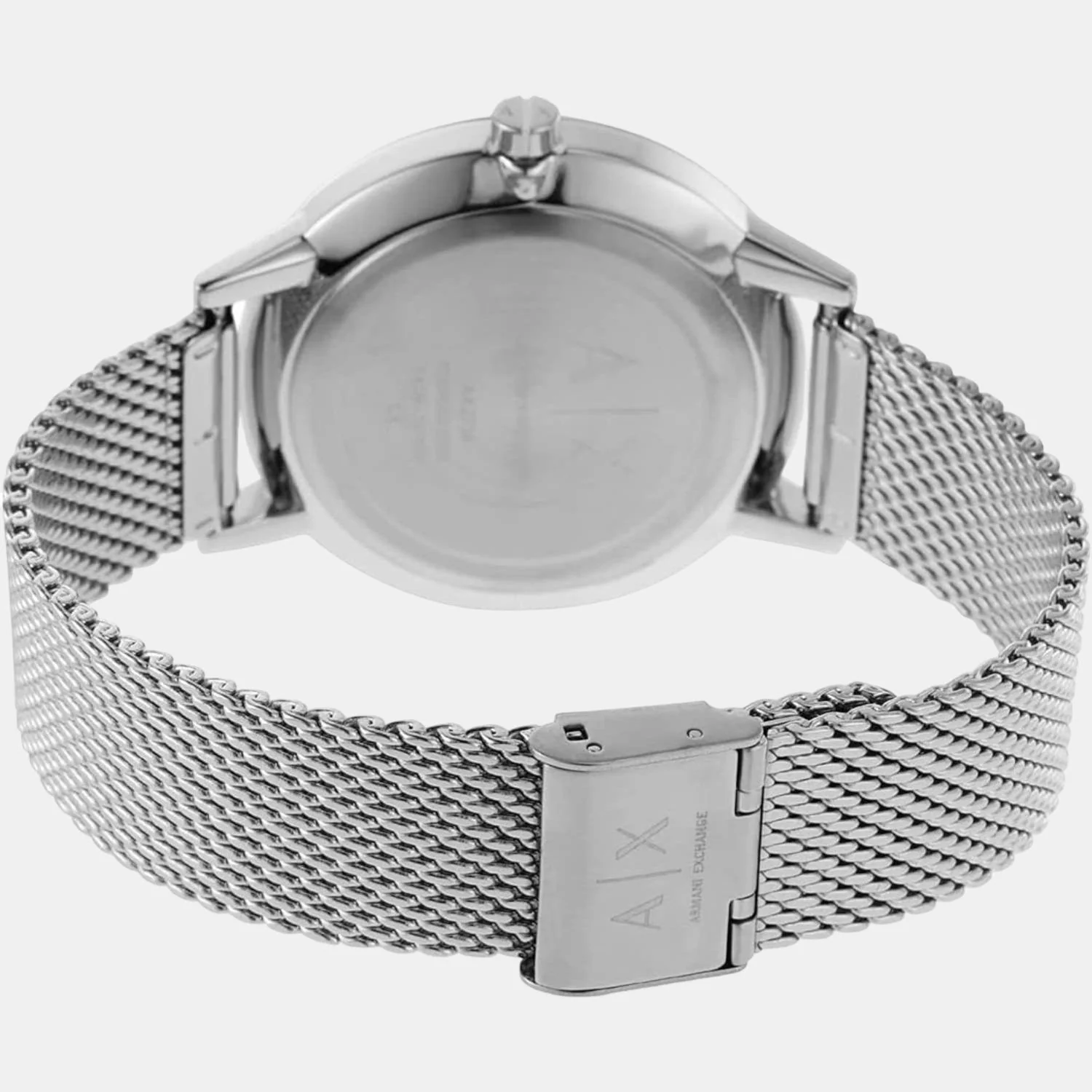 Men Quartz Black Dial Chronograph Stainless Steel Watch AX2714 - Image 7