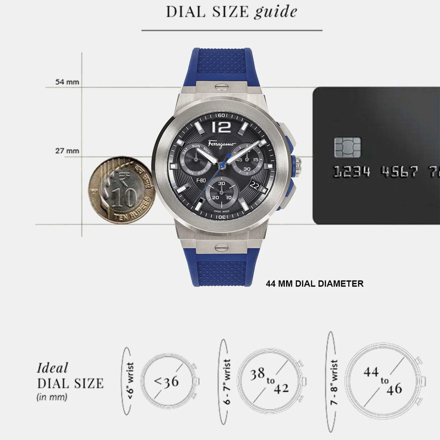 Men Quartz Black Dial Digital Silicone Watch AX2971 - Image 4