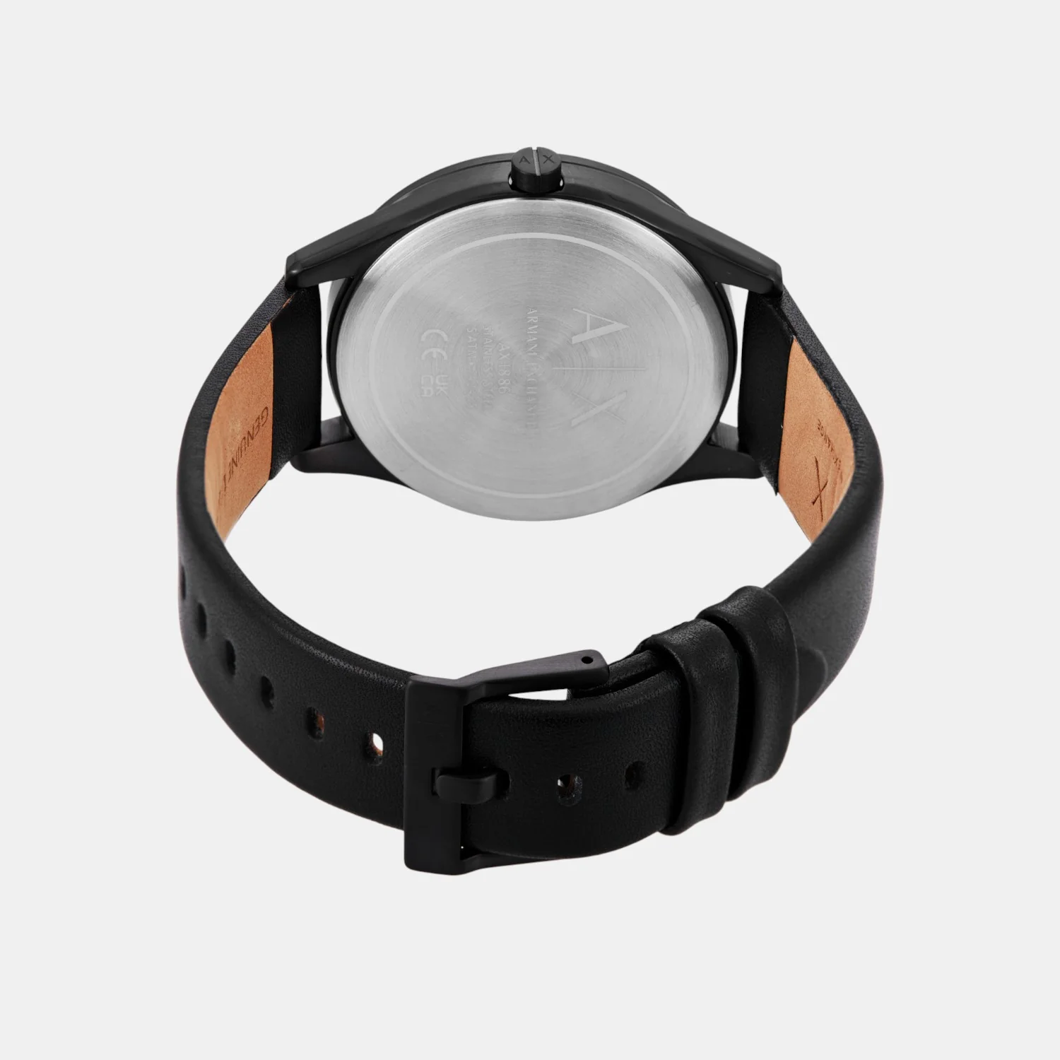 Men Quartz Black Dial Multi-Function Leather Watch AX1886 - Image 6