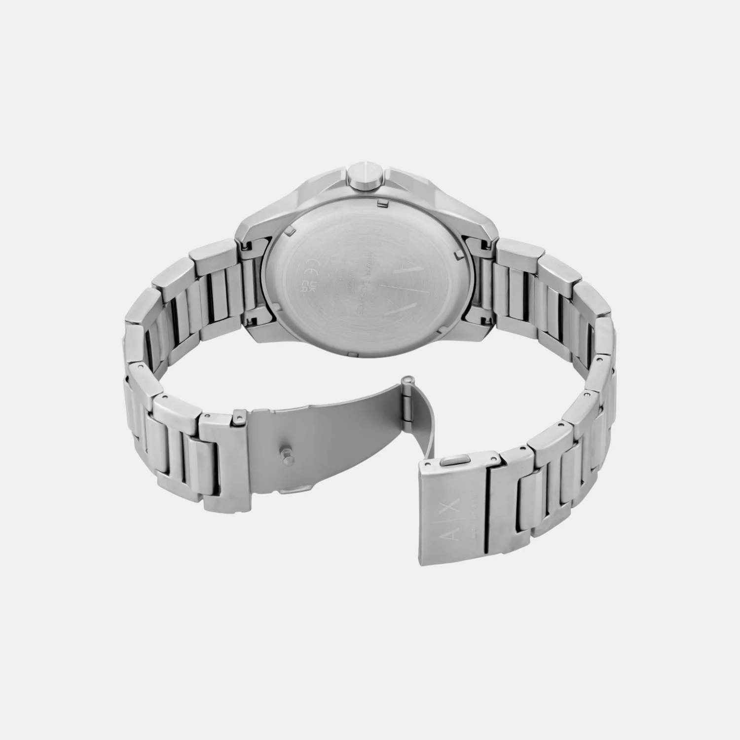 Men Quartz Blue Dial Analog Stainless Steel Watch AX1767 - Image 7