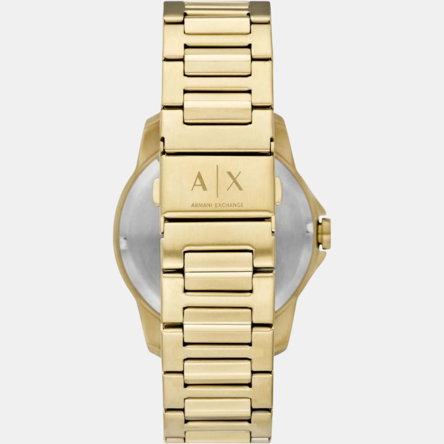 Men Quartz Gold Dial Analog Stainless Steel Watch AX1734 - Image 2