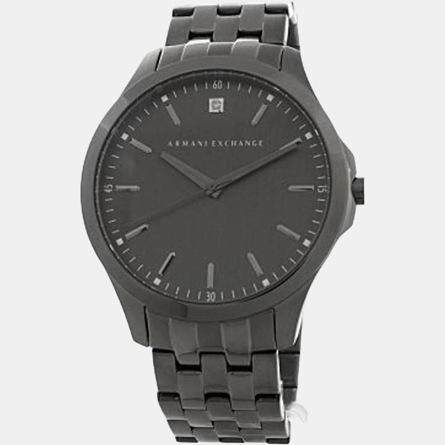 Men Quartz Grey Dial Analog Stainless Steel Watch AX2169 - Image 6