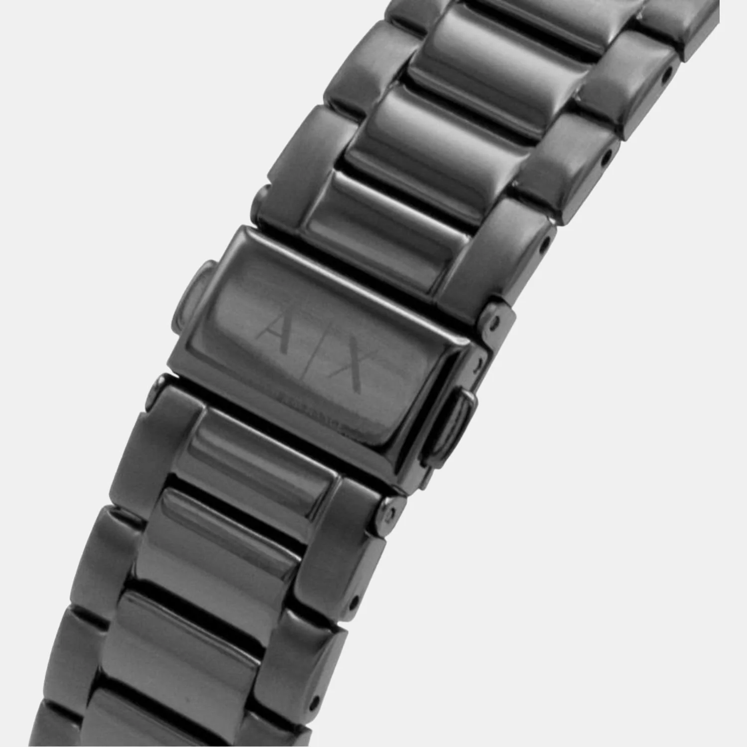 Men Quartz Grey Dial Analog Stainless Steel Watch AX2722 - Image 4